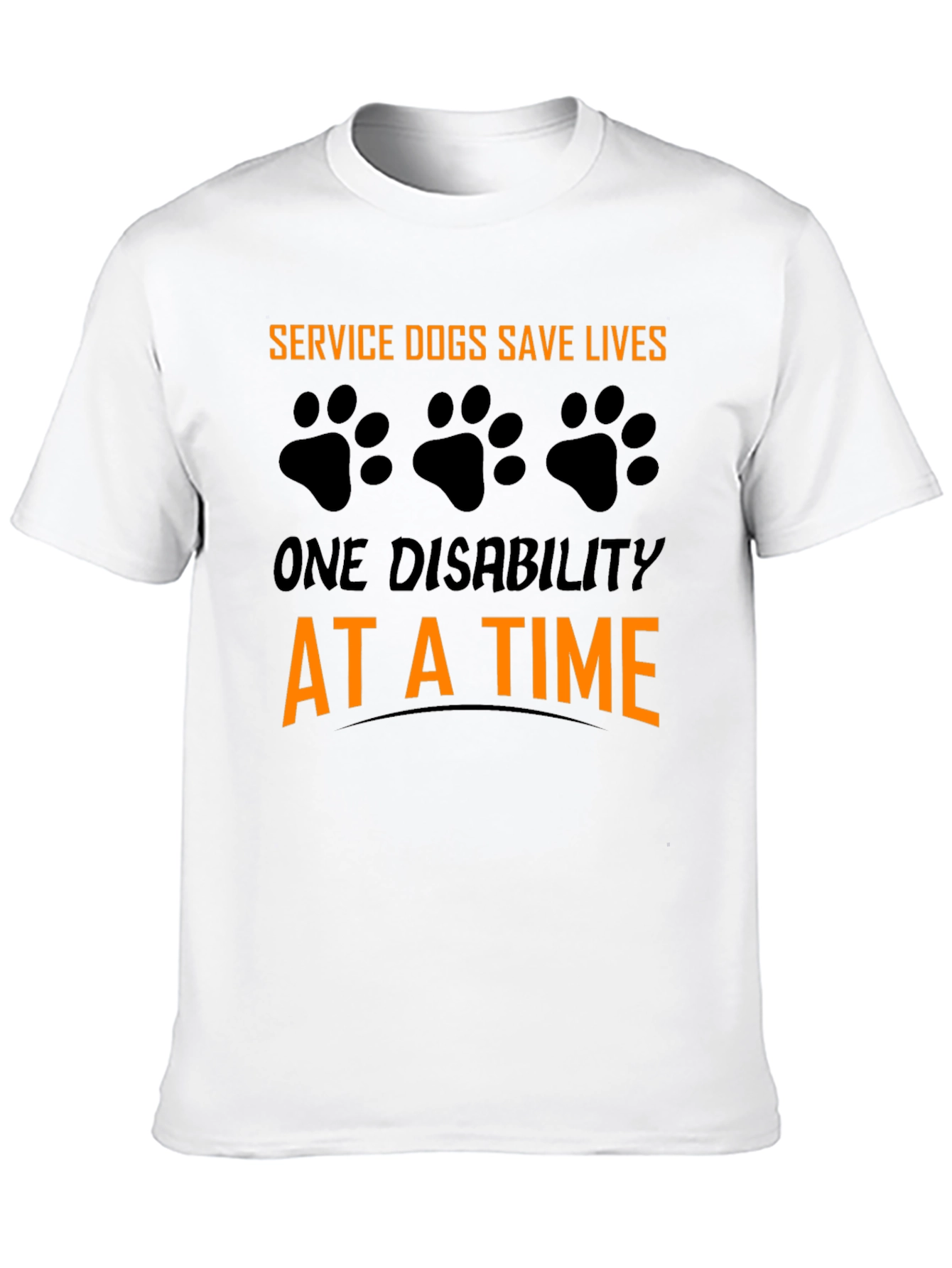 Service Dog Awareness Graphic T-Shirt