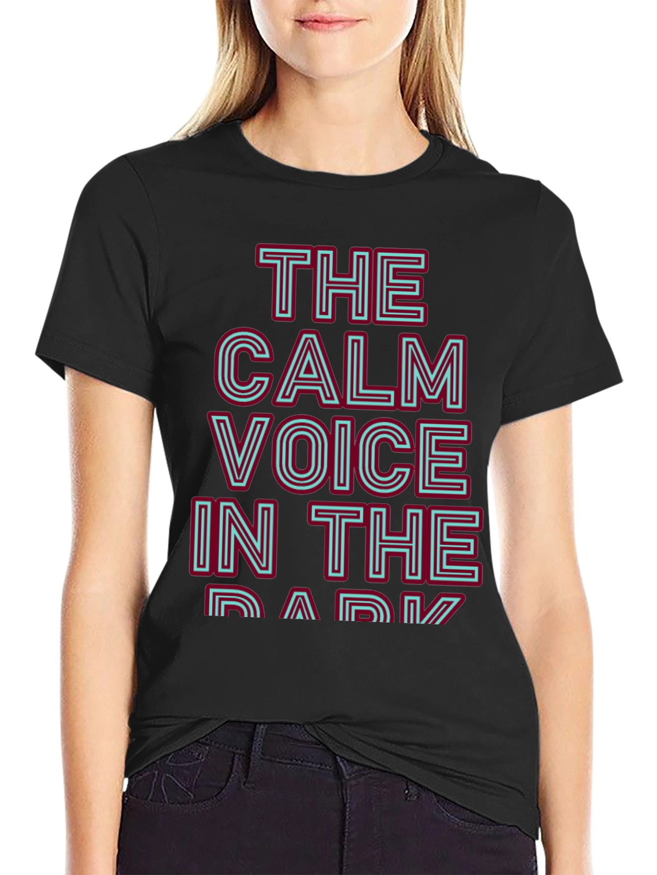 The Calm Voice in the Dark Graphic T-Shirt