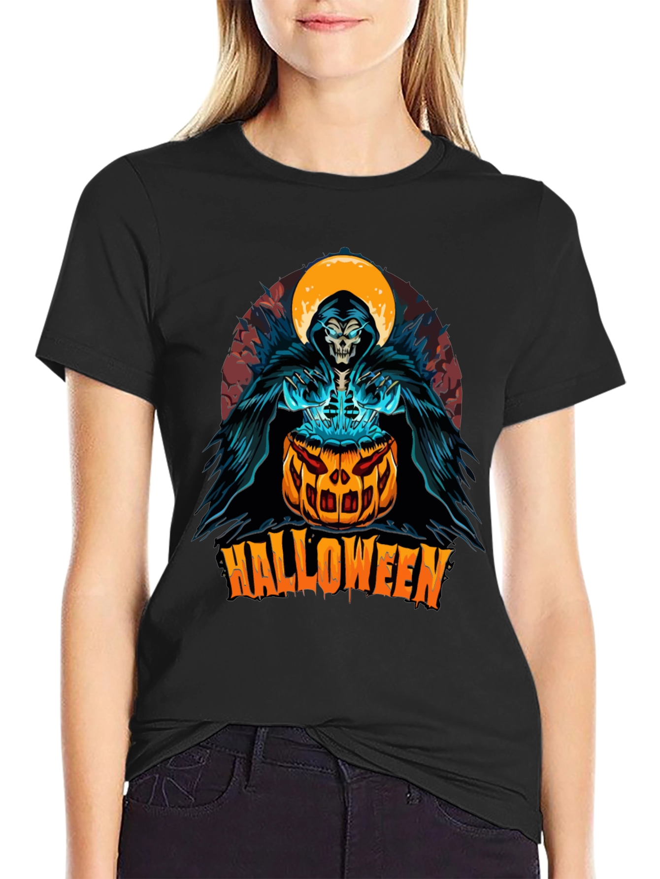 Halloween Grim Reaper T-Shirt