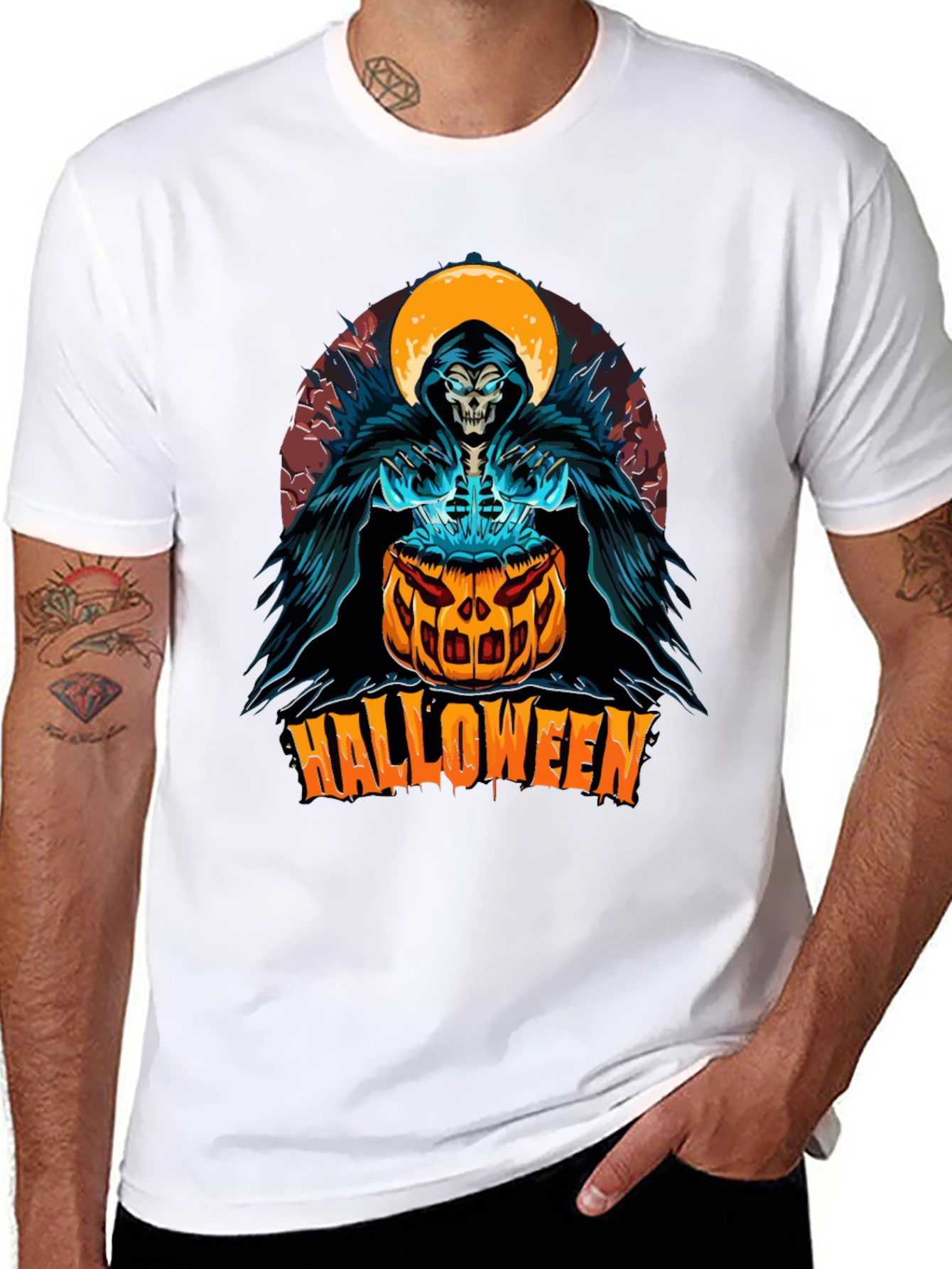 Halloween Grim Reaper T-Shirt