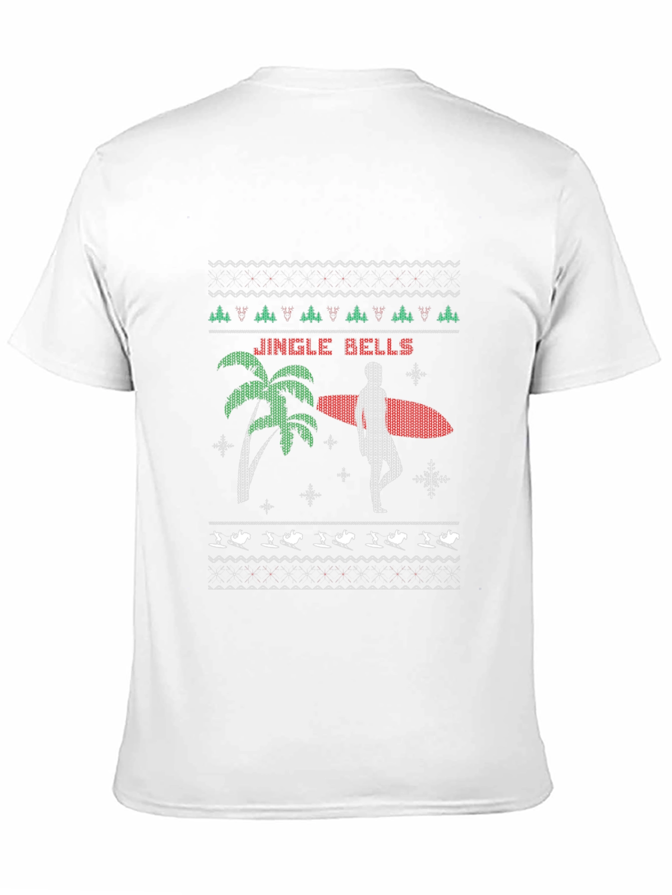 Jingle Bells Surfer Christmas T-Shirt