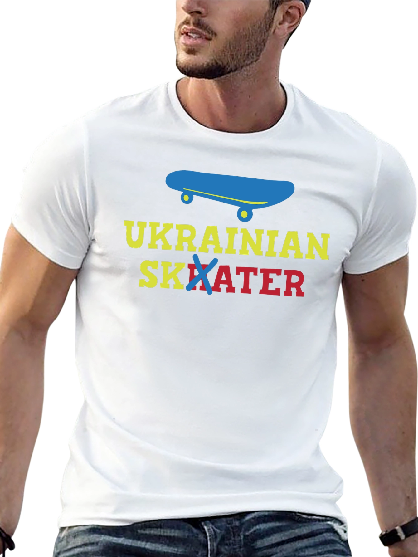 Ukrainian Skater Graphic T-Shirt