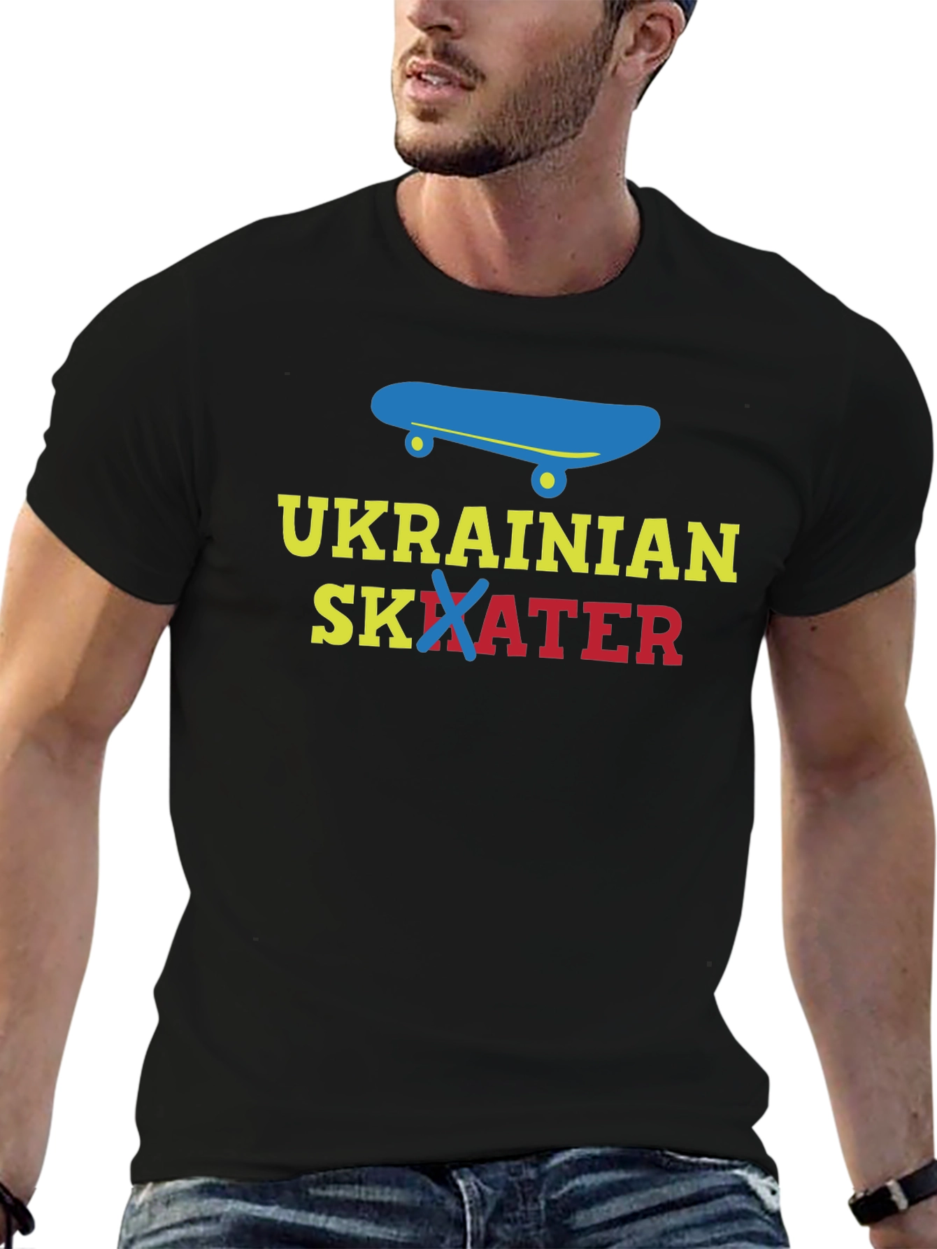 Ukrainian Skater Graphic T-Shirt