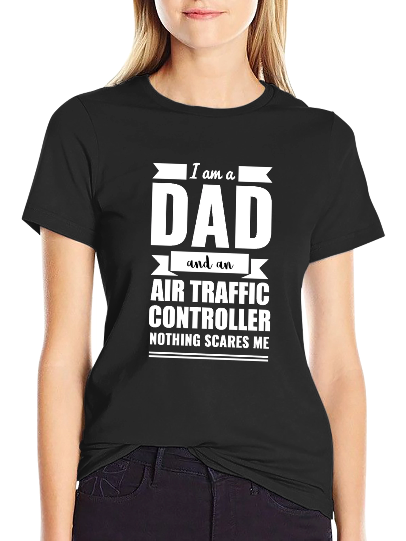Dad Air Traffic Controller Funny Graphic T-Shirt