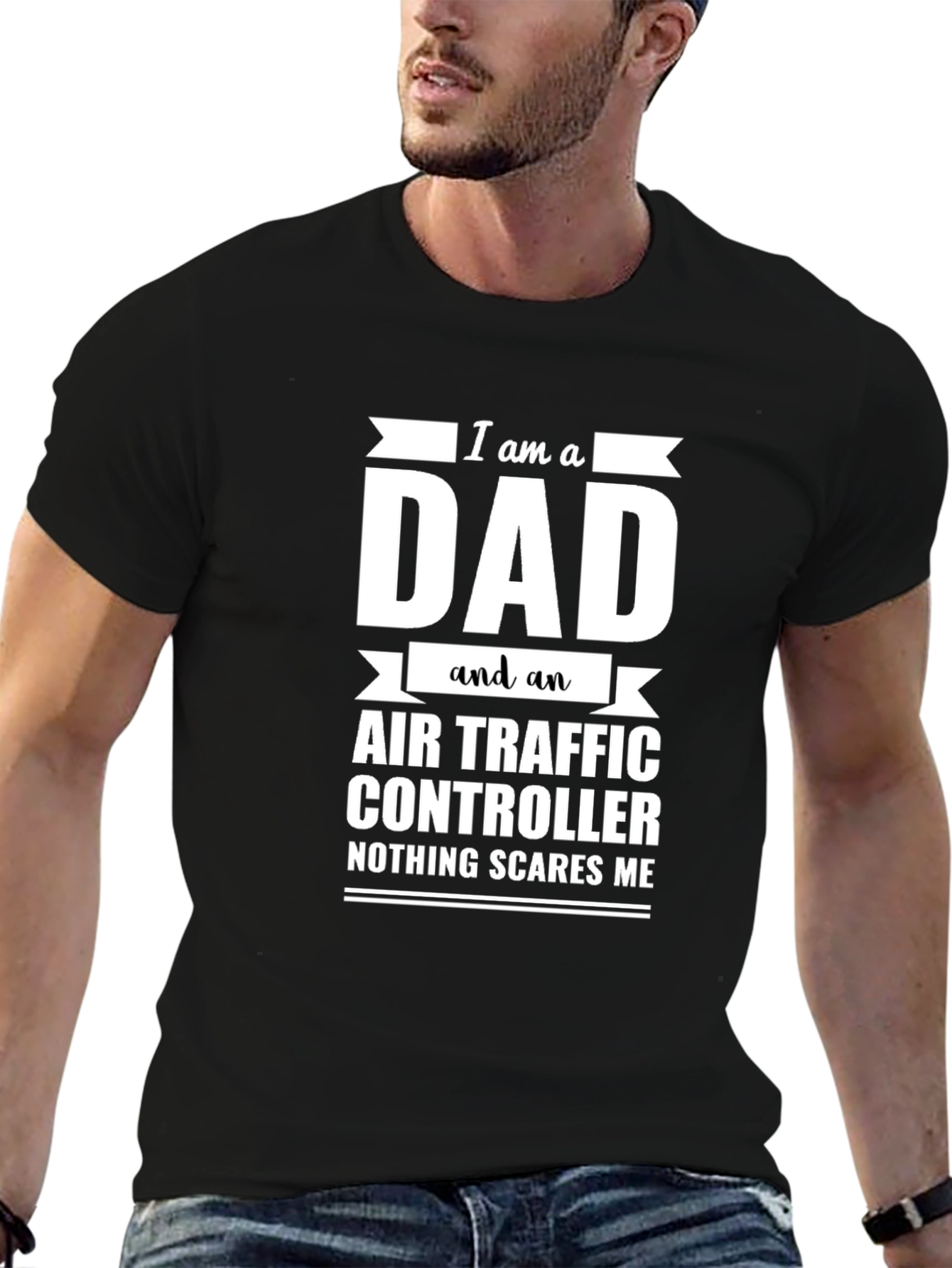 Dad Air Traffic Controller Funny Graphic T-Shirt