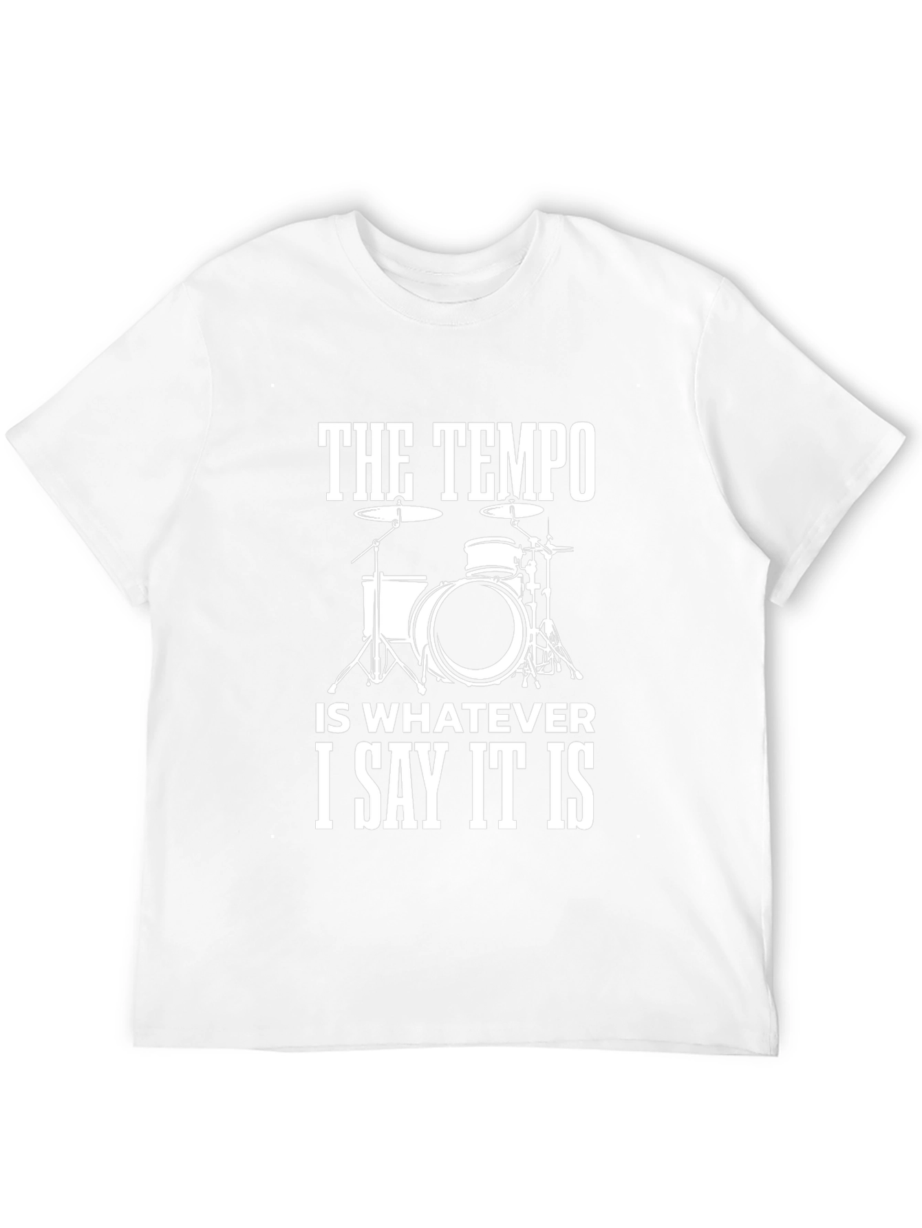 Drummer Tempo T-Shirt: Funny Music Tee