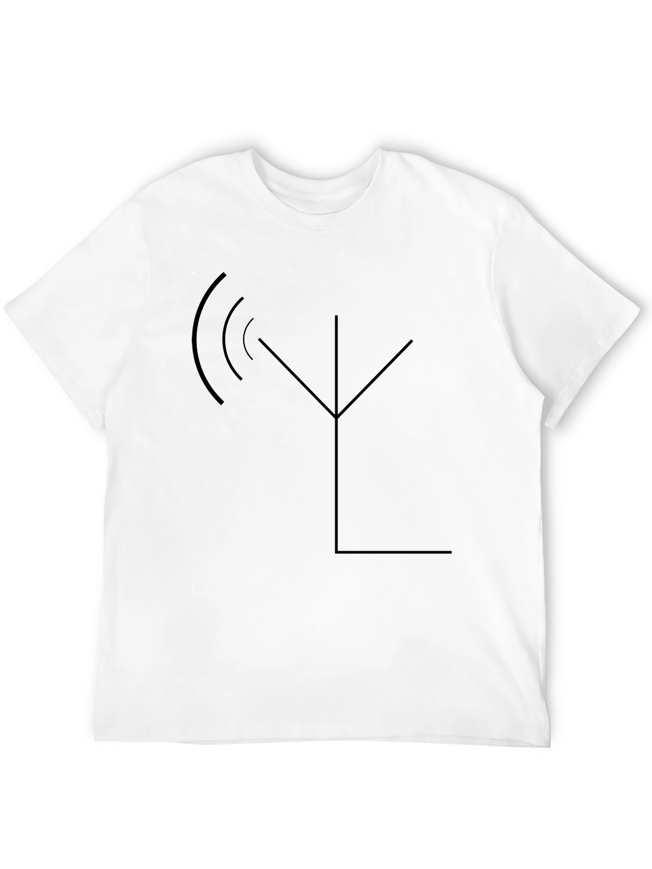 Antenna Graphic Black T-Shirt