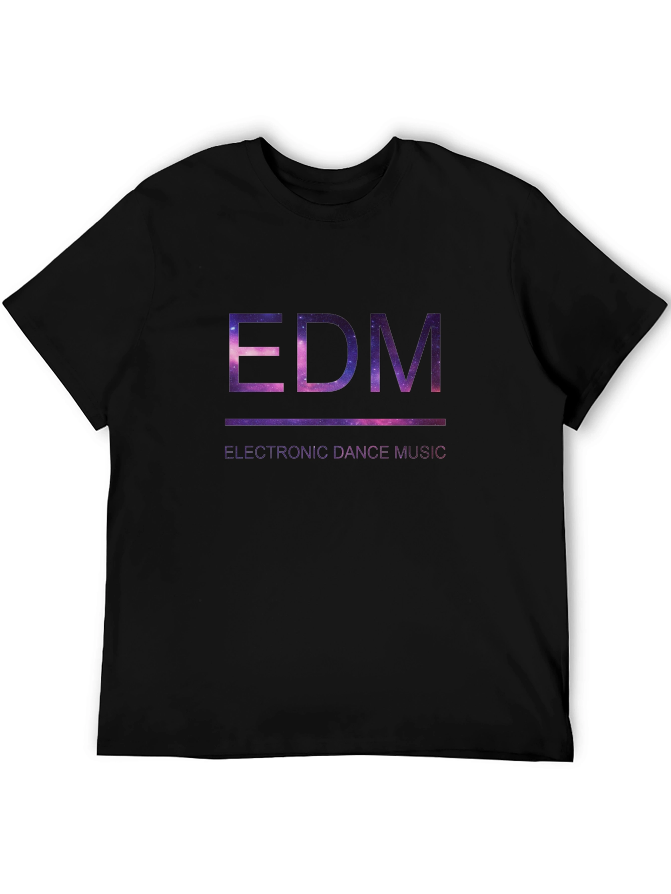 EDM Galaxy Graphic Tee - Electronic Dance Music Shirt