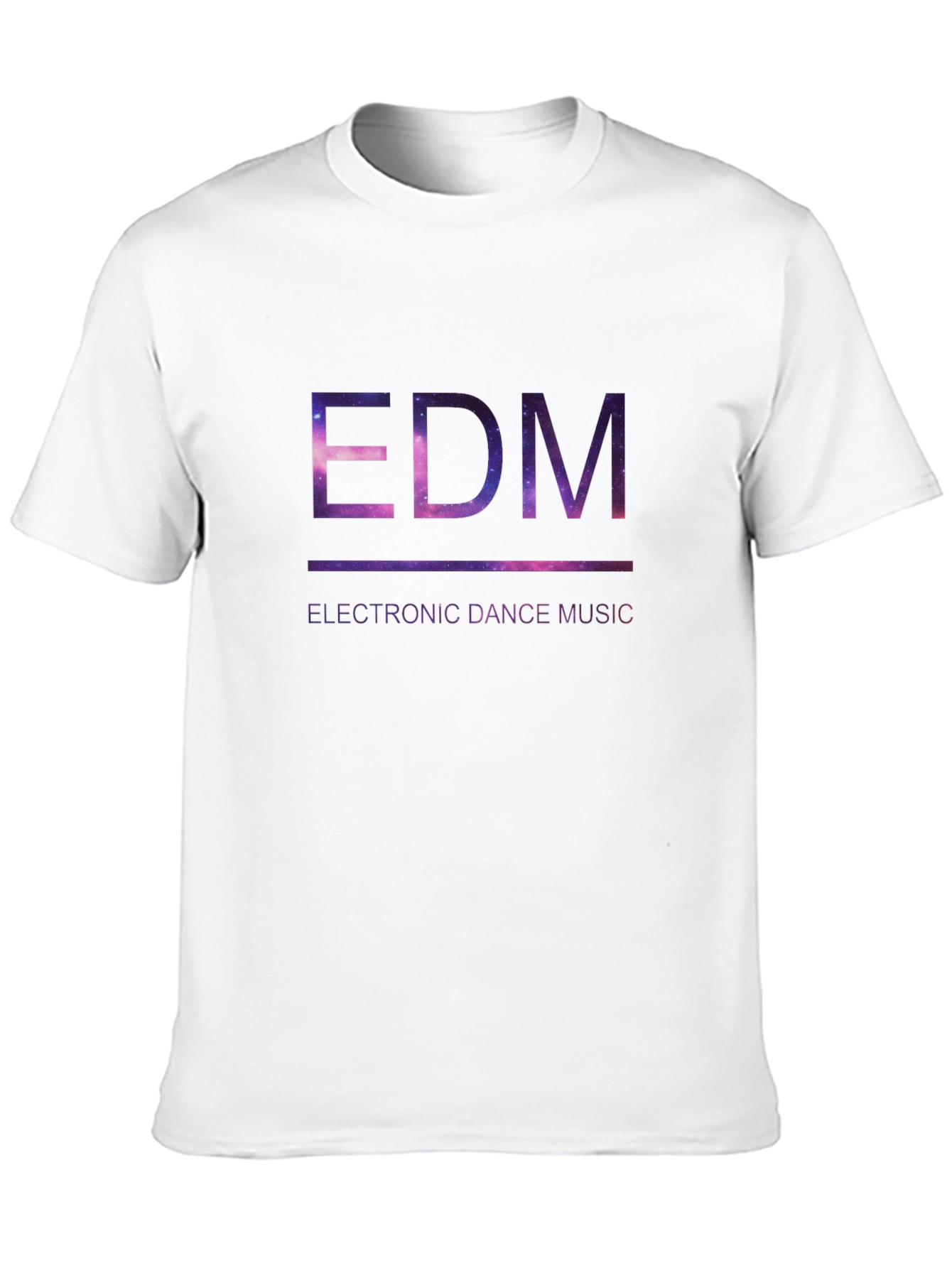 EDM Galaxy Graphic Tee - Electronic Dance Music Shirt