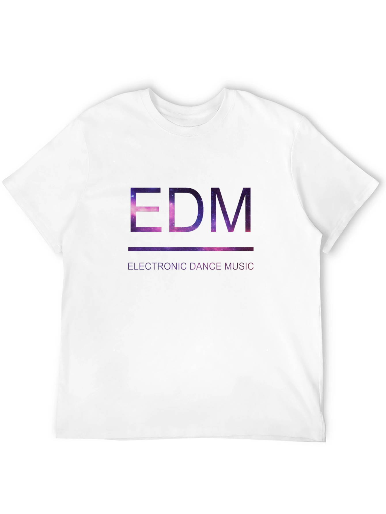 EDM Galaxy Graphic Tee - Electronic Dance Music Shirt