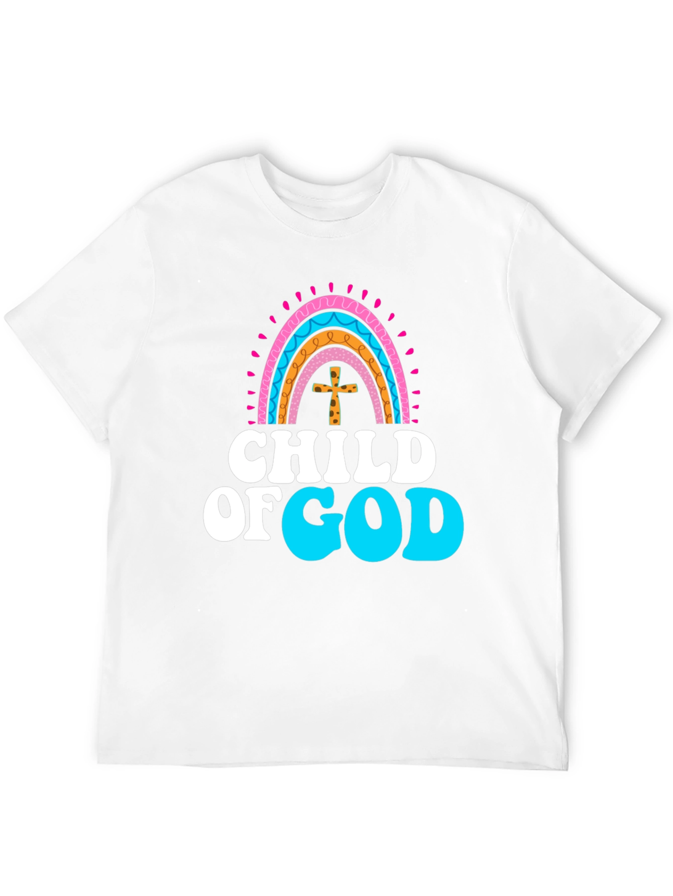 Child of God Rainbow Cross T-Shirt