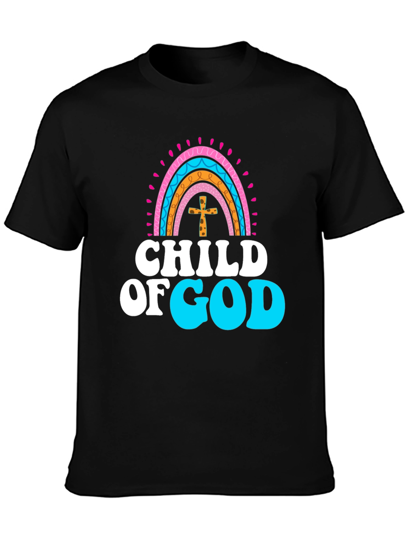 Child of God Rainbow Cross T-Shirt