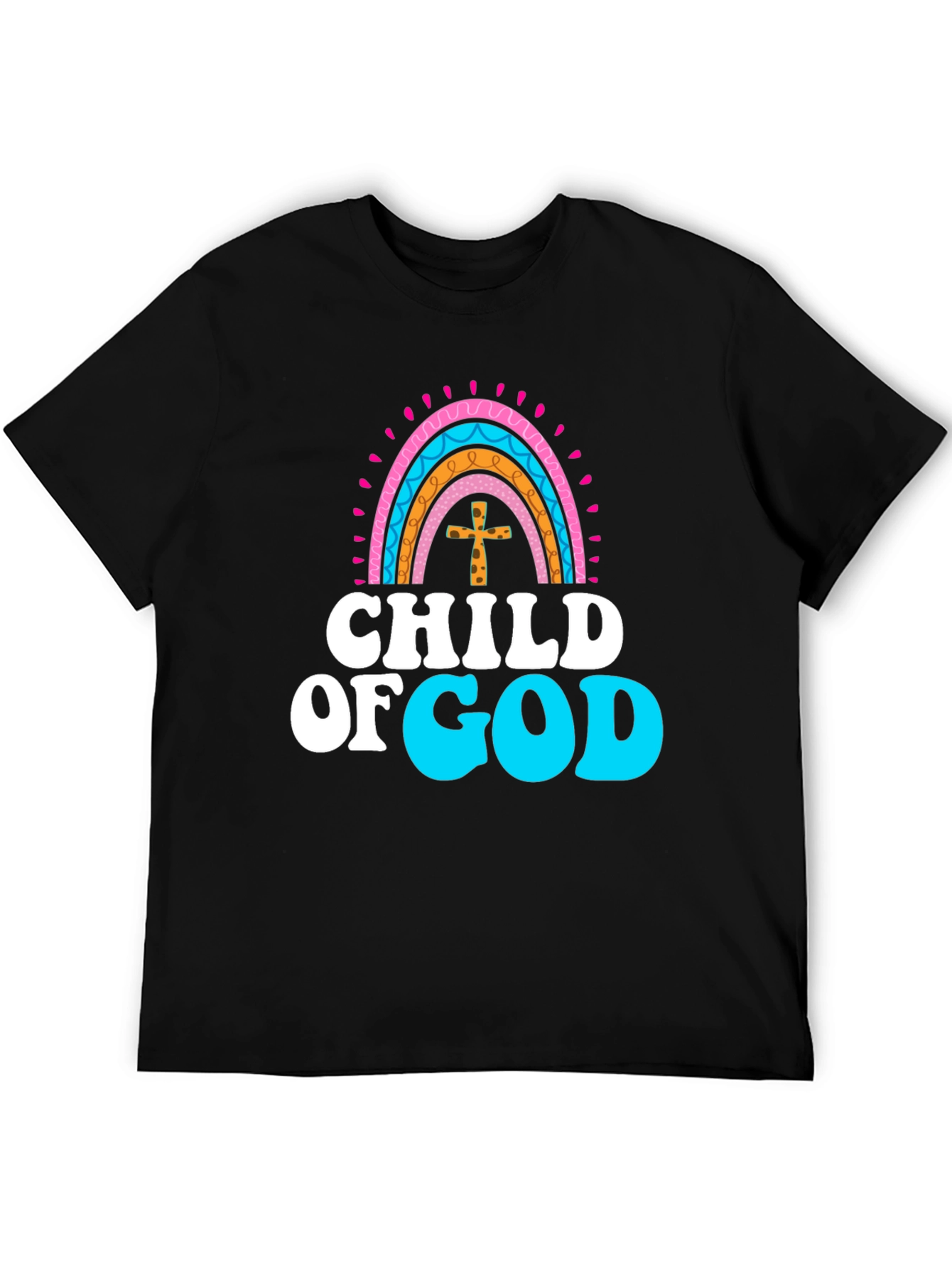 Child of God Rainbow Cross T-Shirt