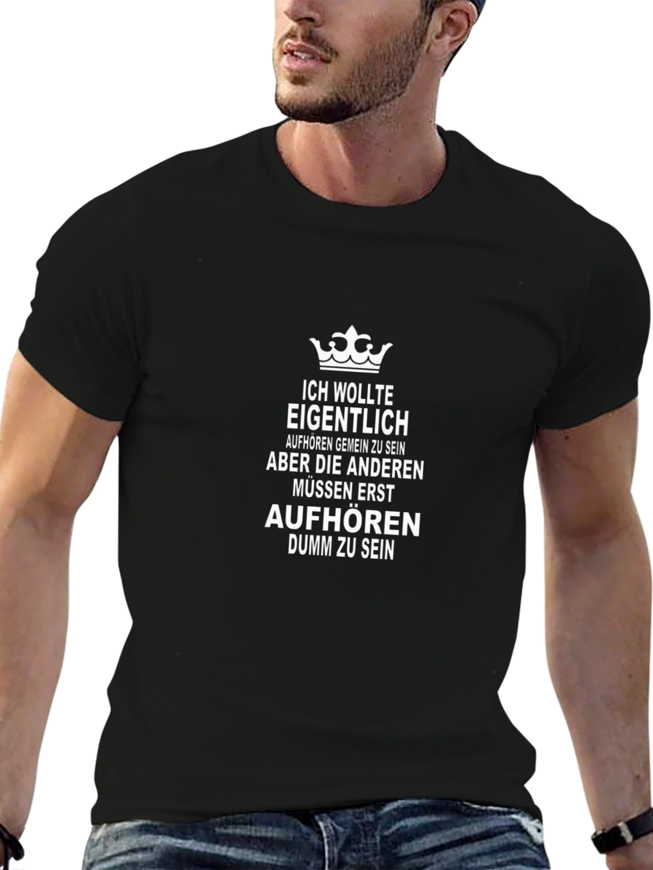 Funny German T-Shirt - I Wanted To Be Nice