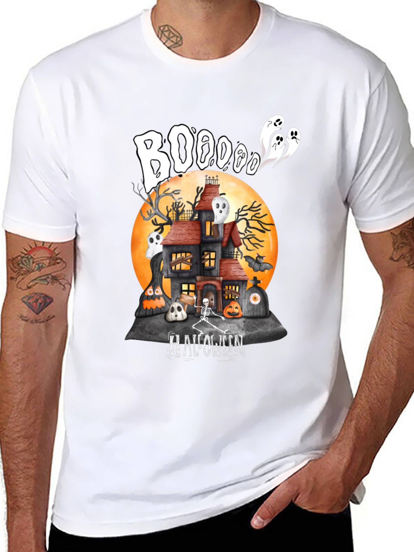 Halloween T-Shirt BOOOO! Spooky Season