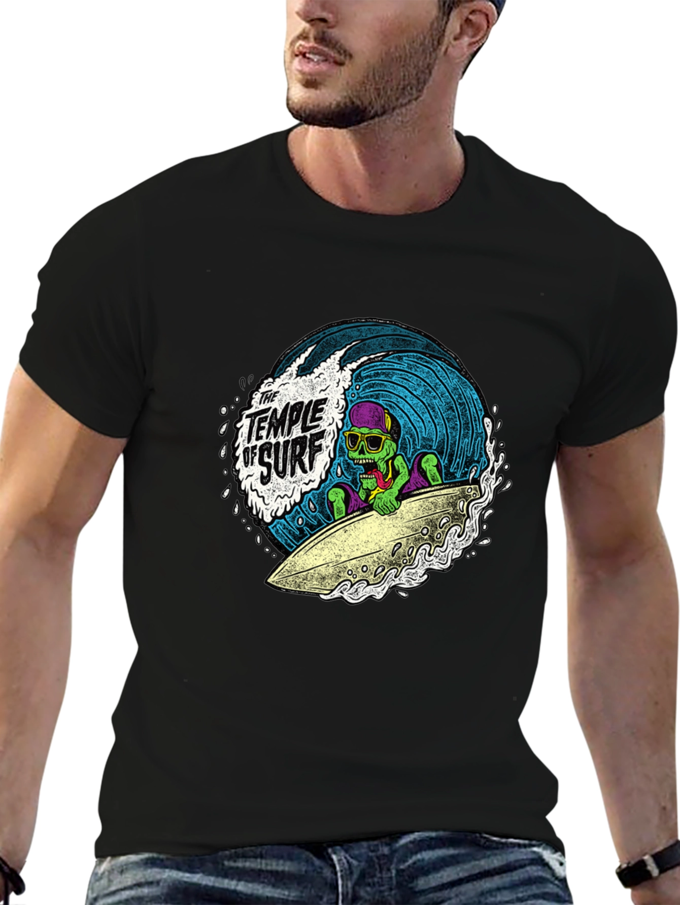 Temple of Surf Graphic T-Shirt