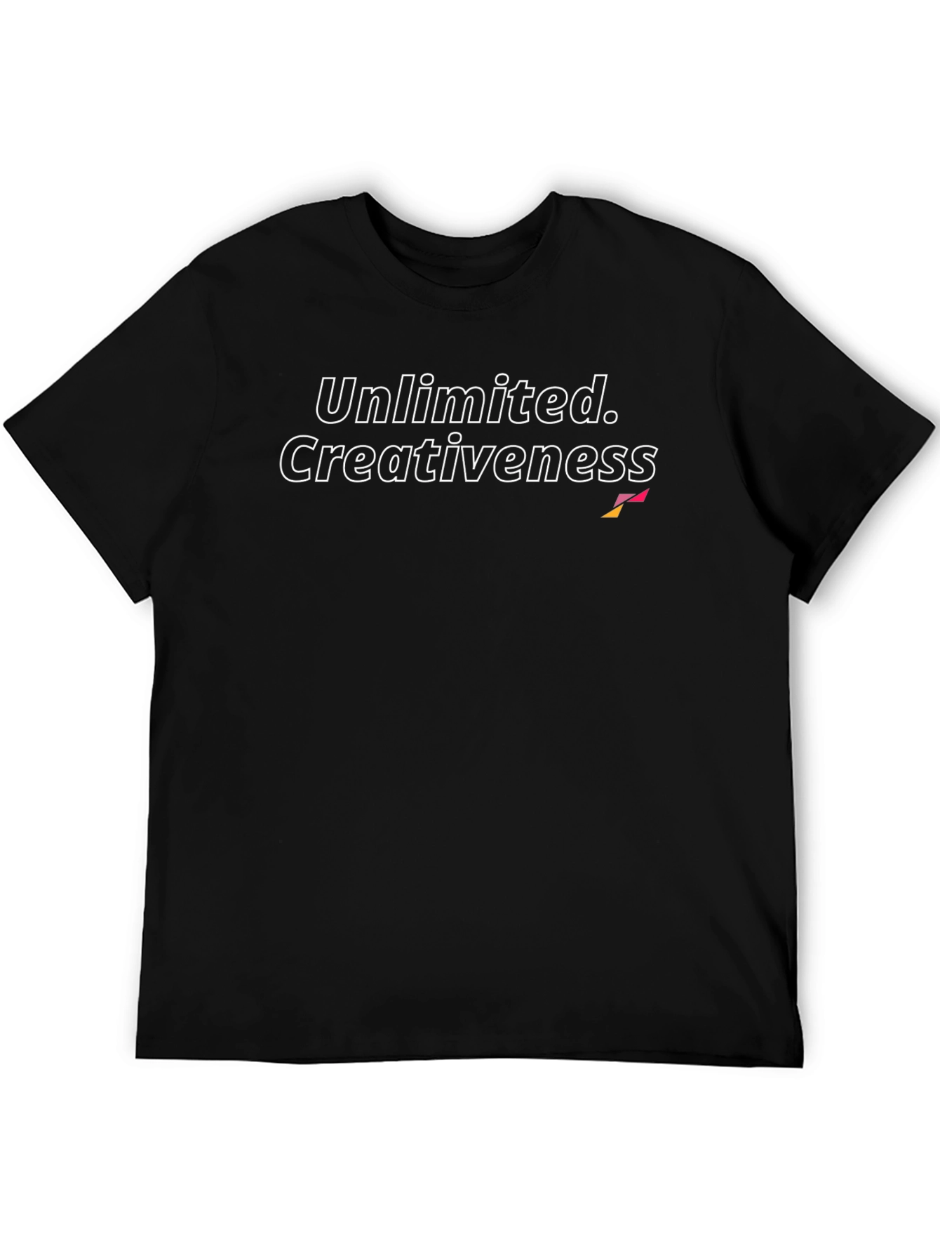 Unlimited Creativeness Black Graphic Tee