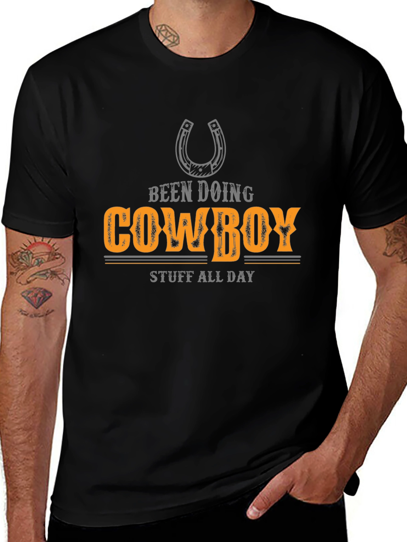 Cowboy T-Shirt - Been Doing Cowboy Stuff All Day!