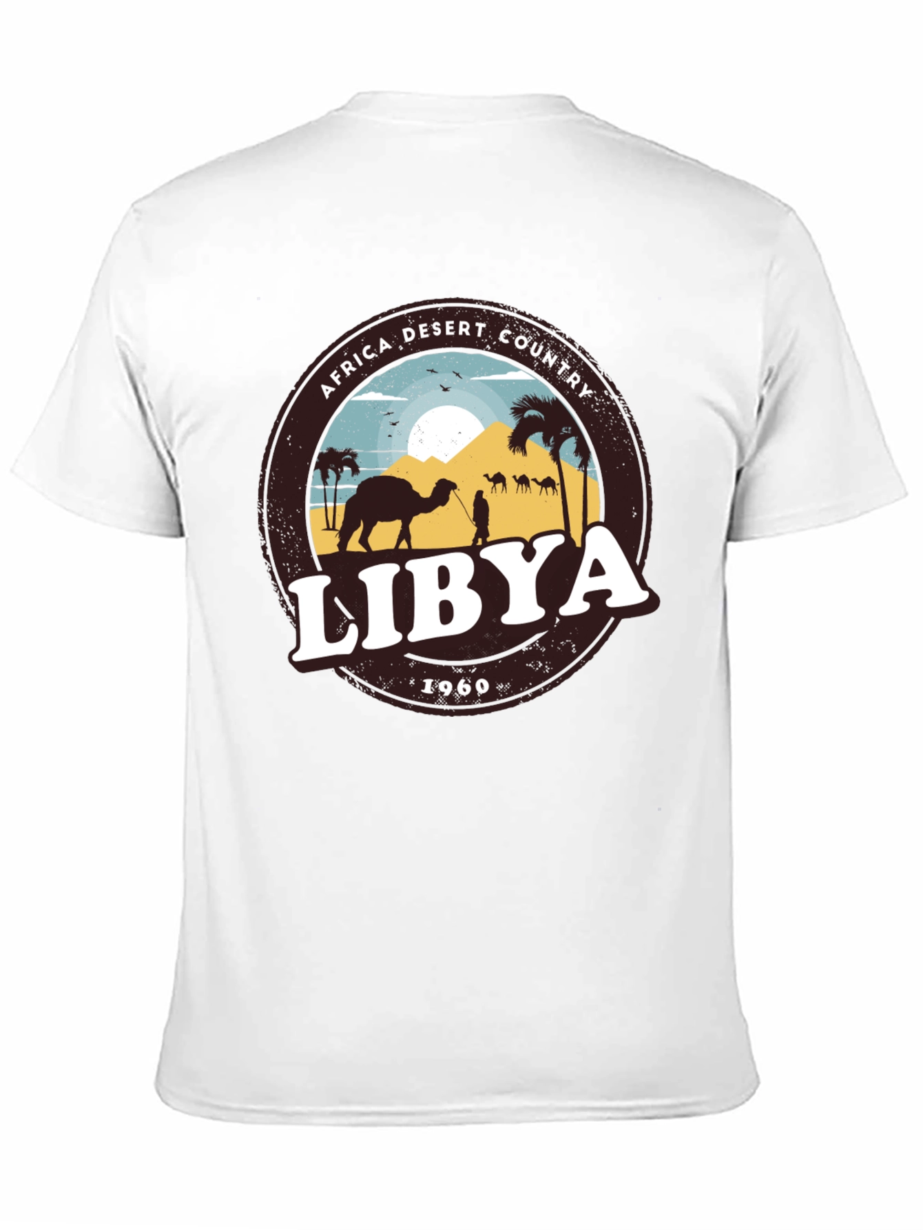 Libya Africa Desert Country 1960 Graphic T-Shirt
