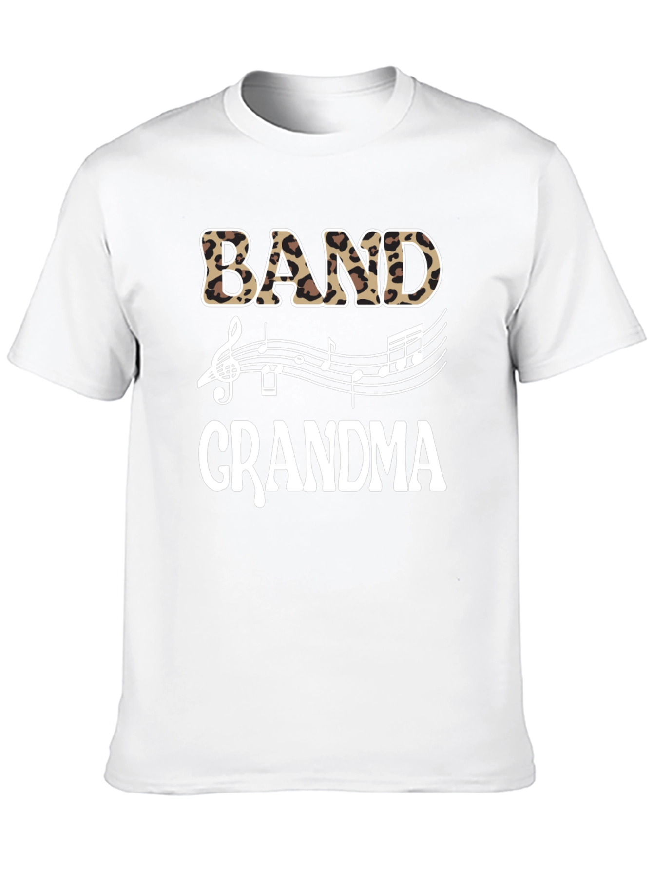 Band Grandma Leopard Print T-Shirt