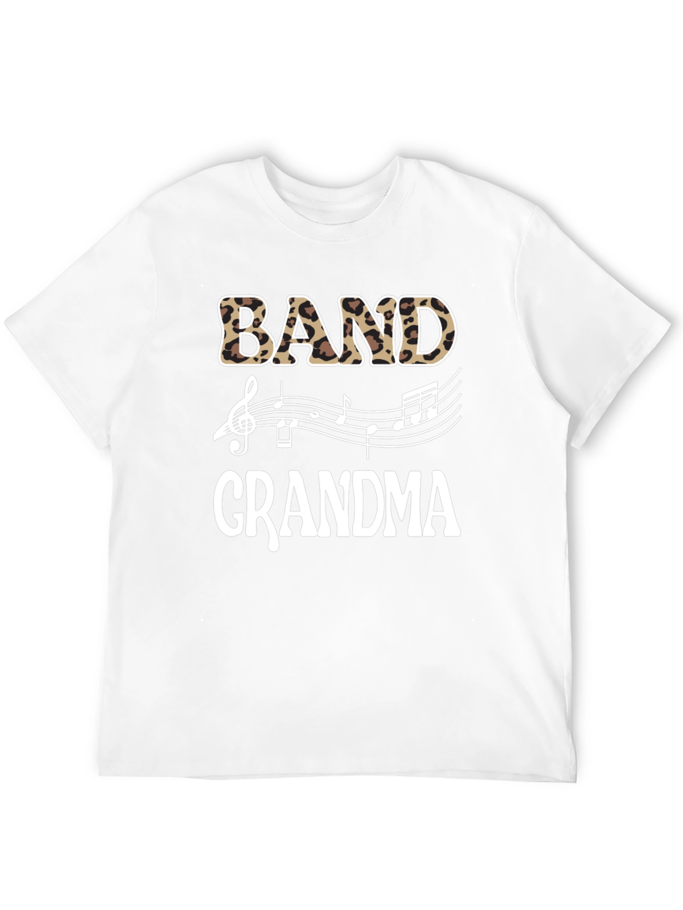 Band Grandma Leopard Print T-Shirt