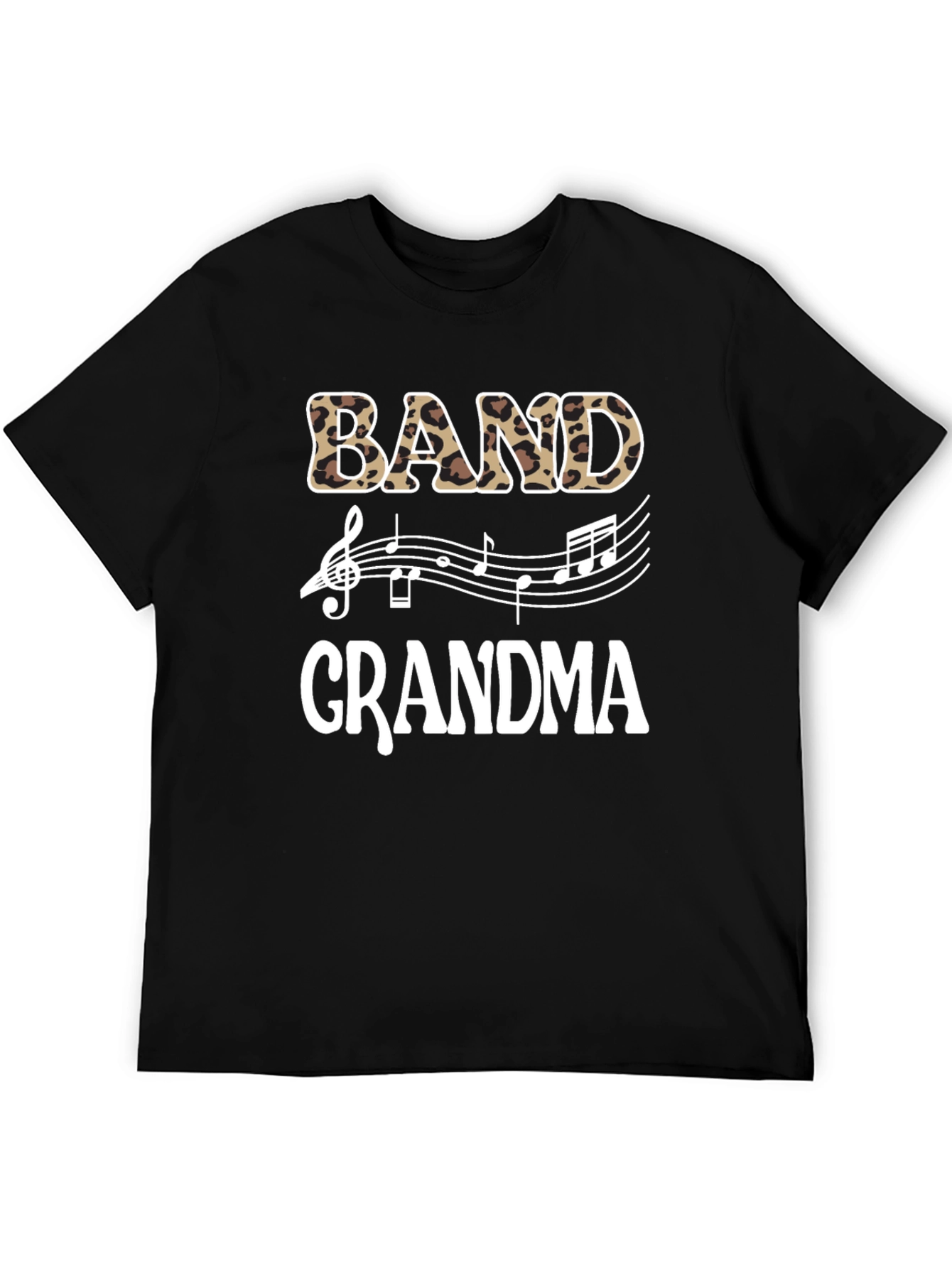 Band Grandma Leopard Print T-Shirt
