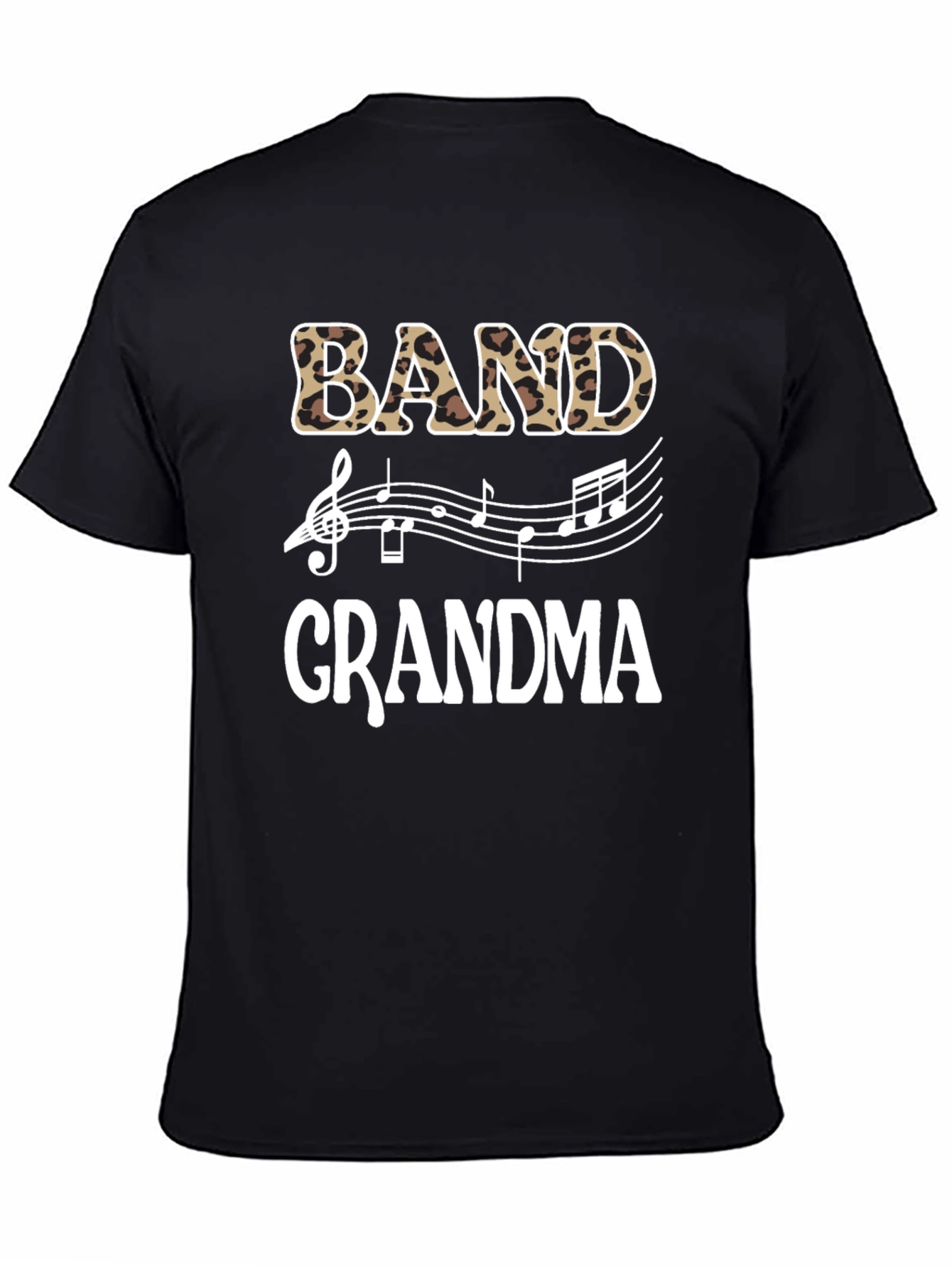 Band Grandma Leopard Print T-Shirt