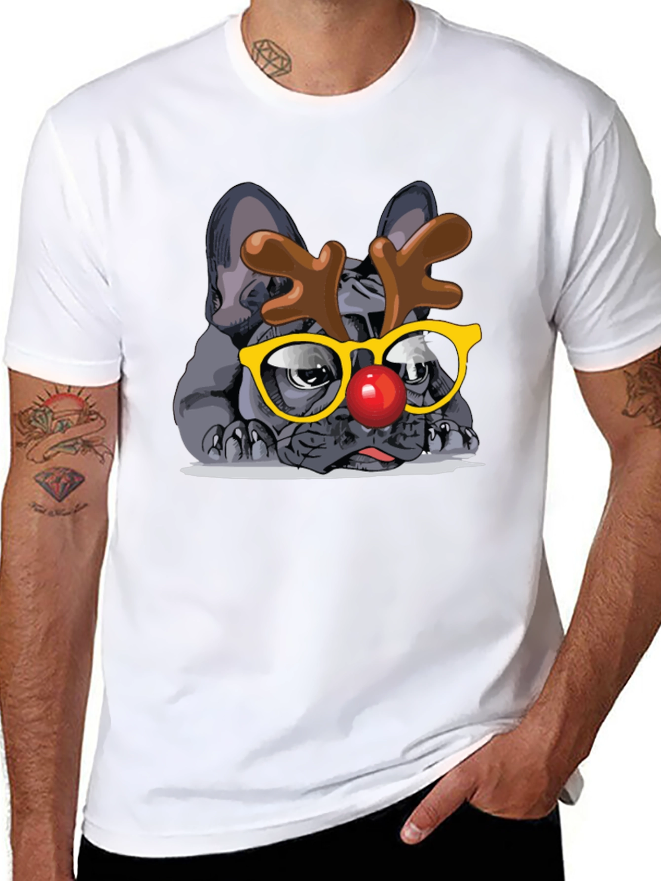 Dog Reindeer T-Shirt
