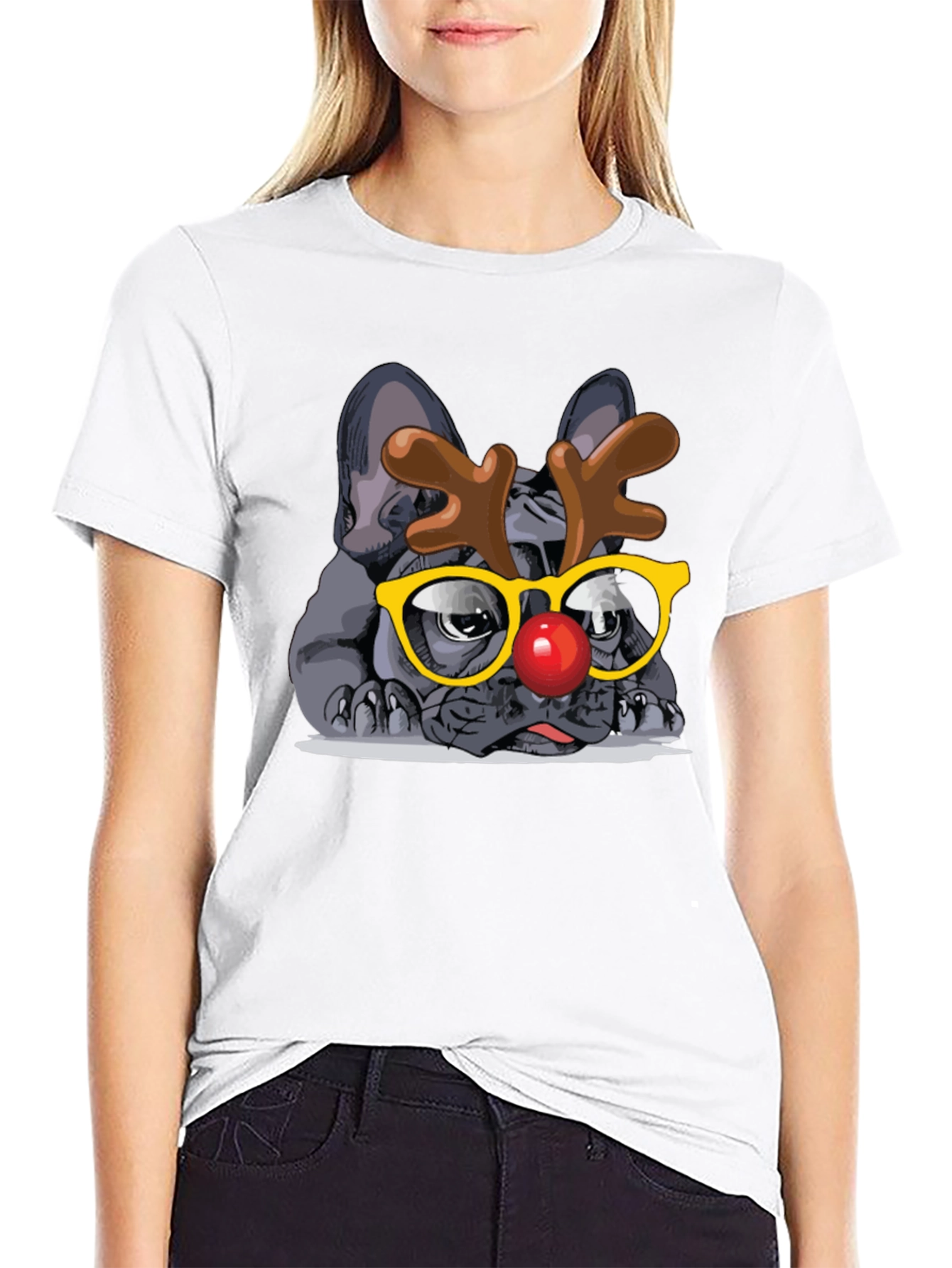 Dog Reindeer T-Shirt