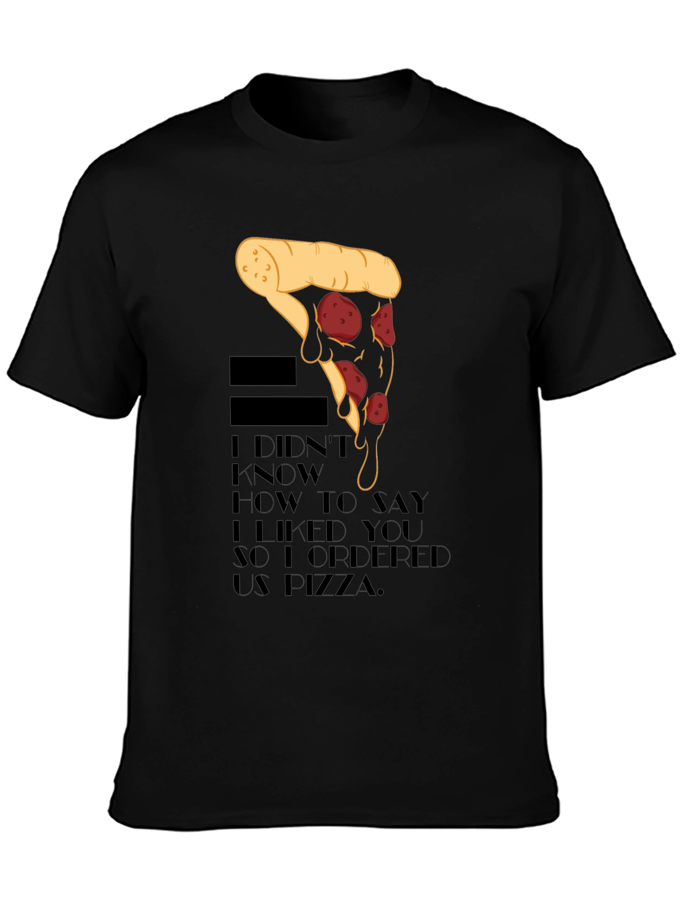 Pizza Love Mens Graphic Tee