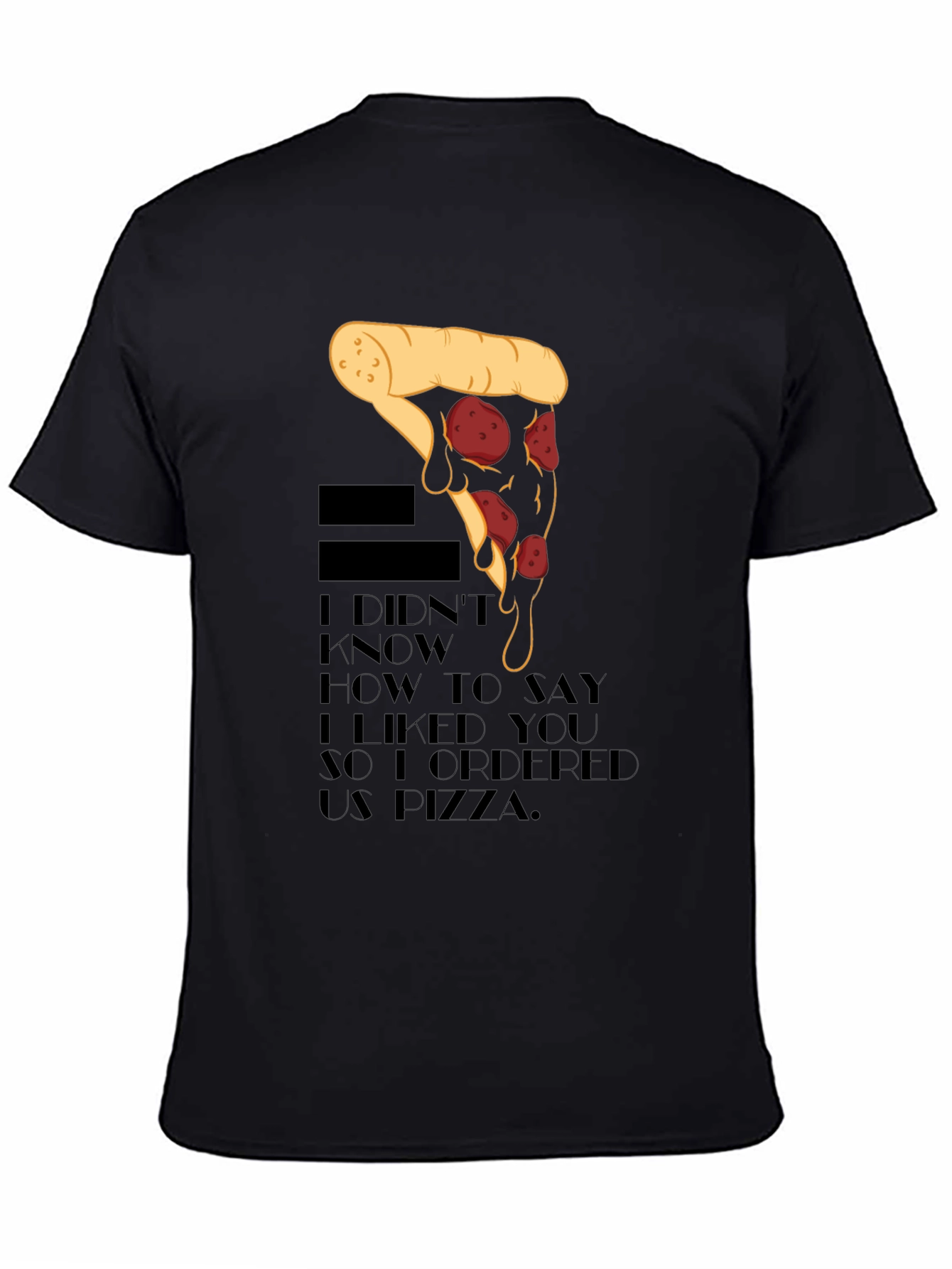 Pizza Love Mens Graphic Tee