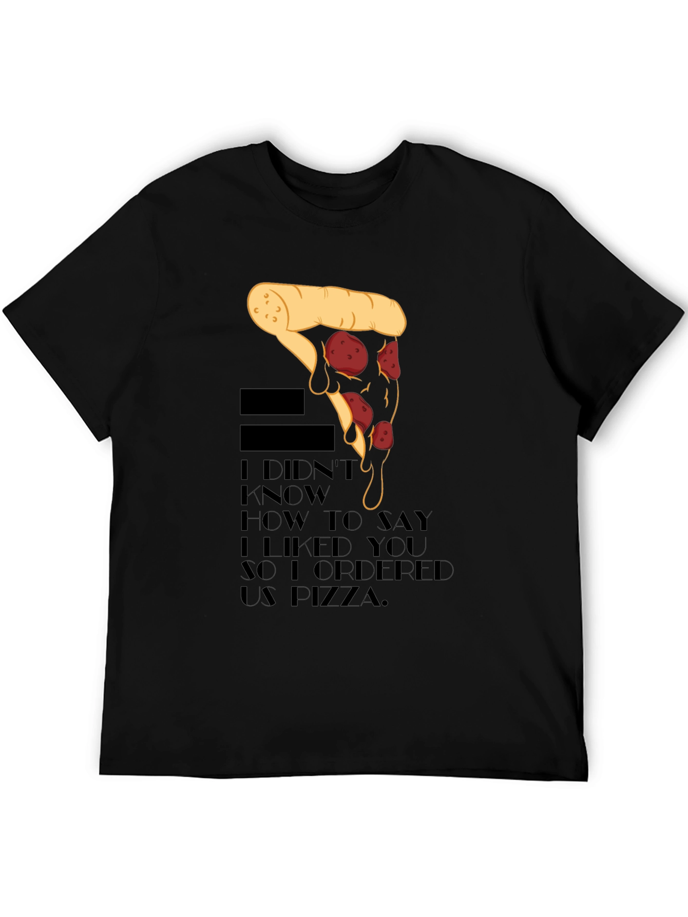Pizza Love Mens Graphic Tee