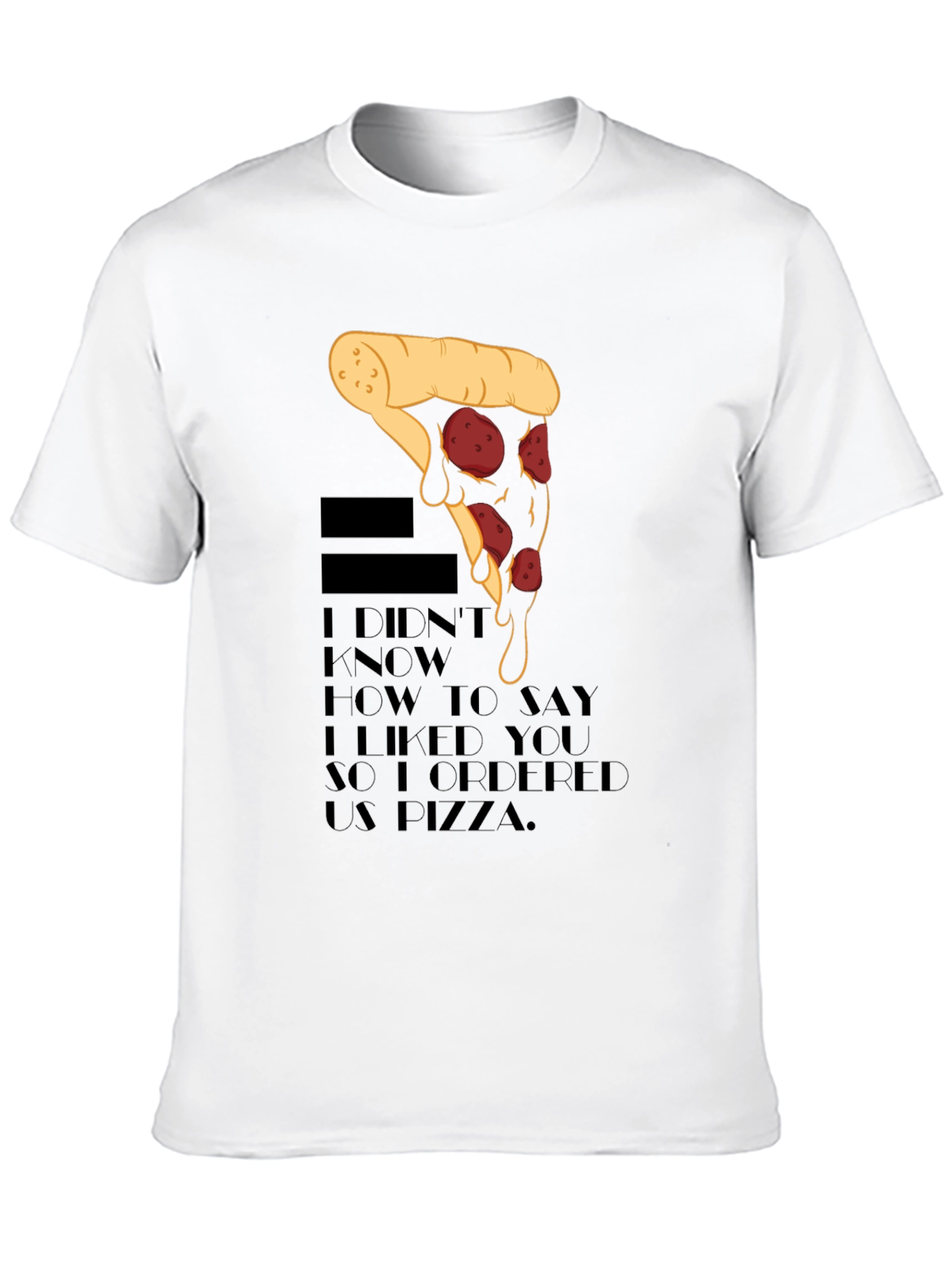 Pizza Love Mens Graphic Tee