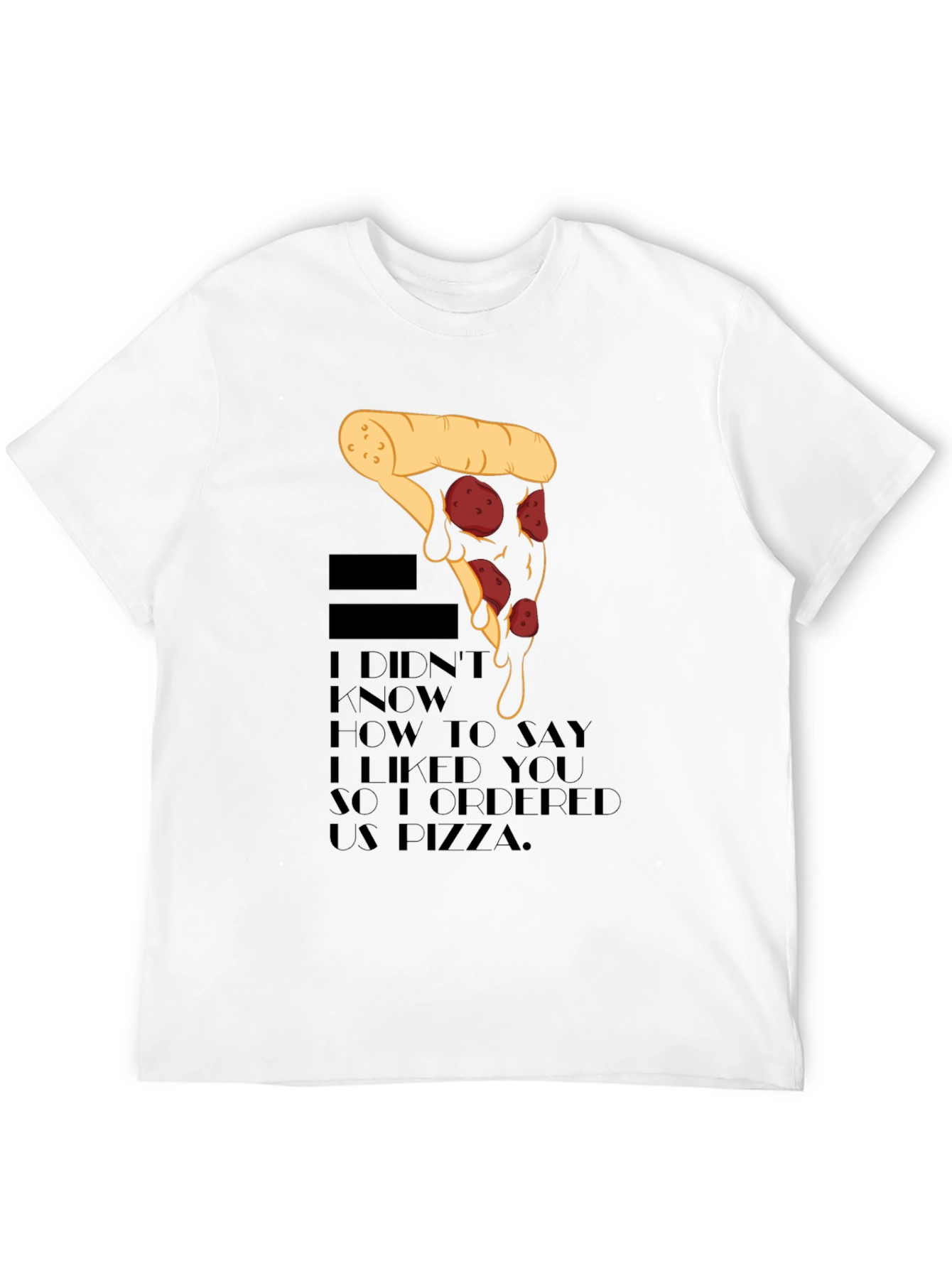 Pizza Love Mens Graphic Tee