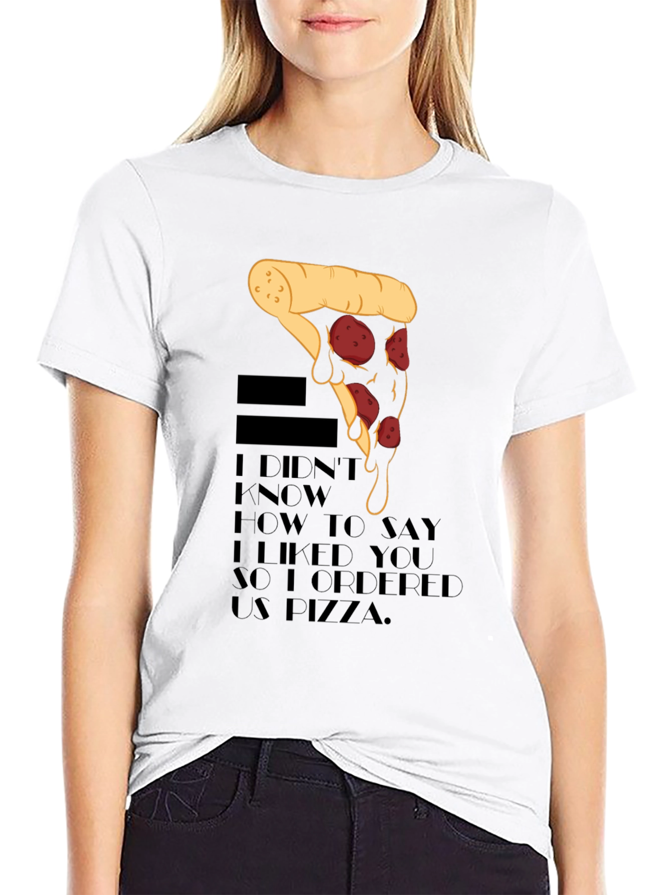 Pizza Love Mens Graphic Tee