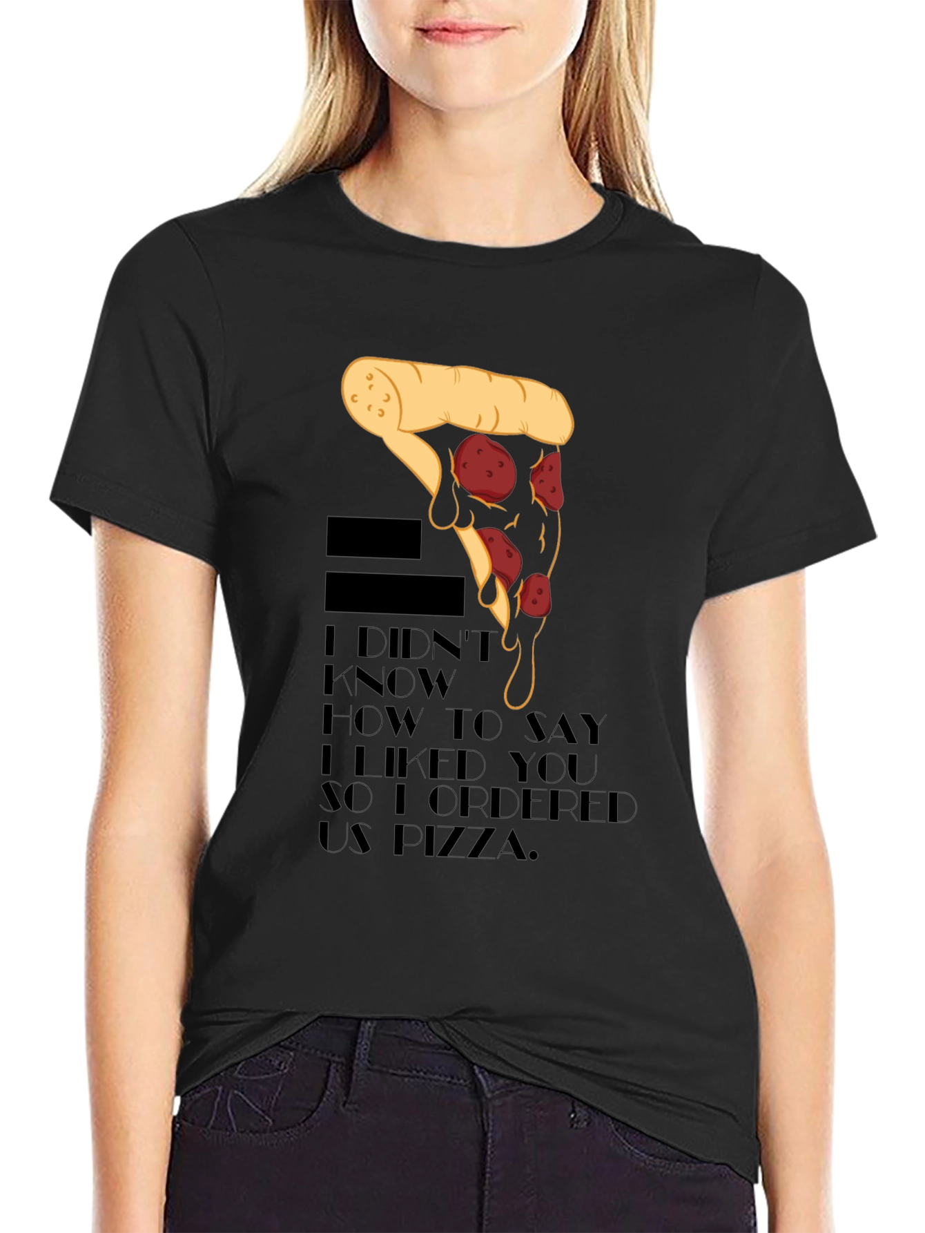 Pizza Love Mens Graphic Tee