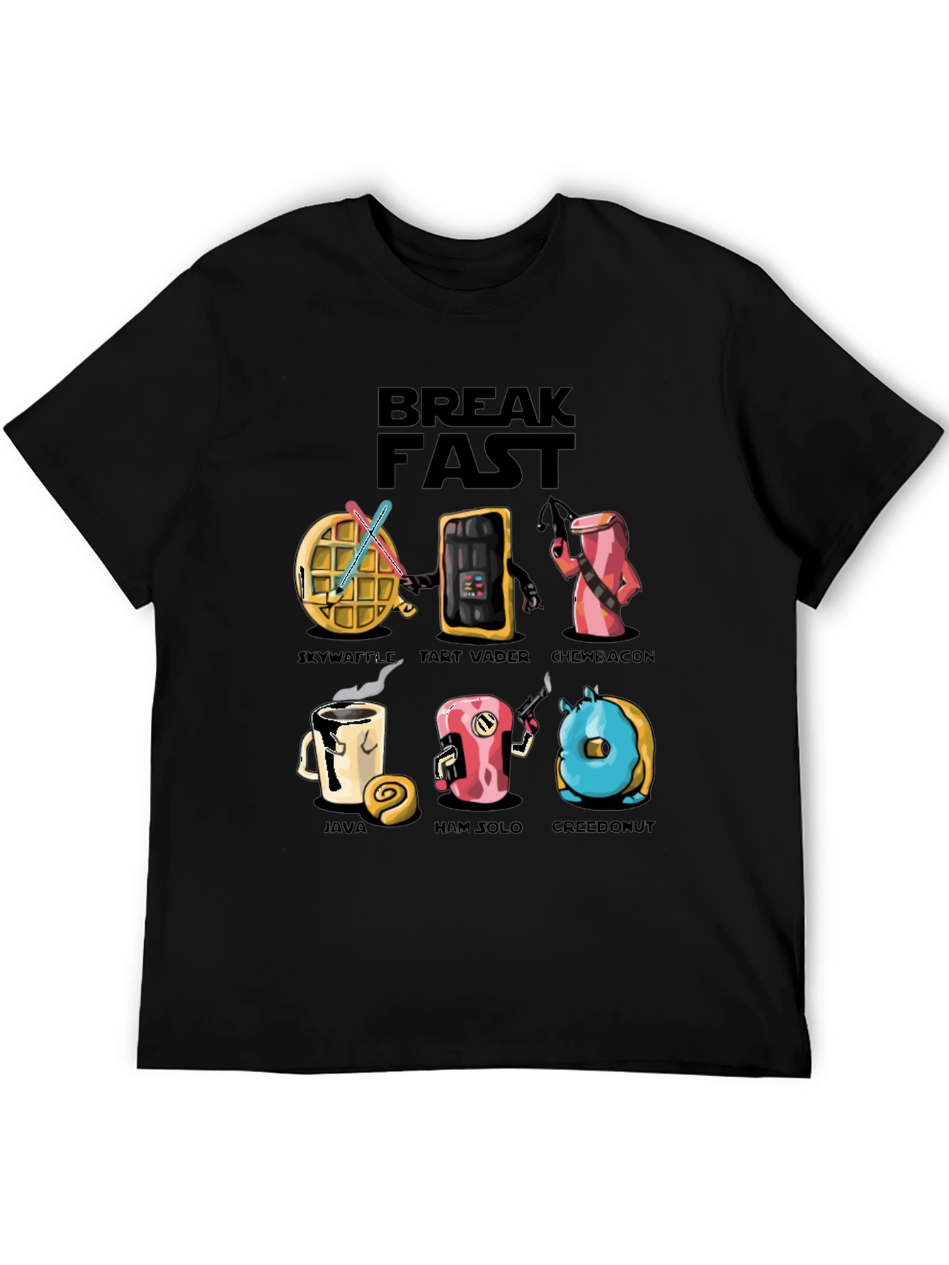 Breakfast Star Wars T-Shirt - Punny Design