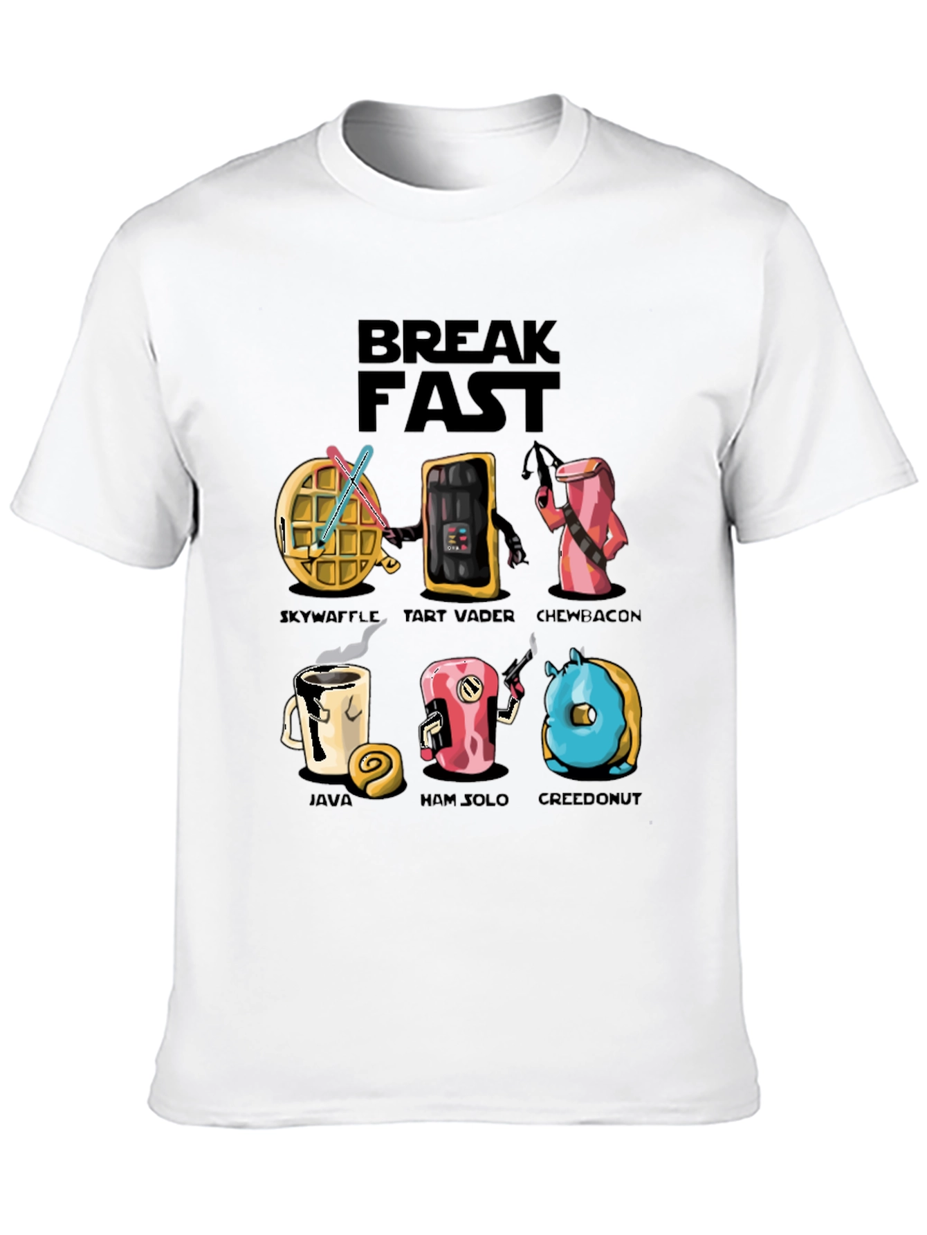 Breakfast Star Wars T-Shirt - Punny Design