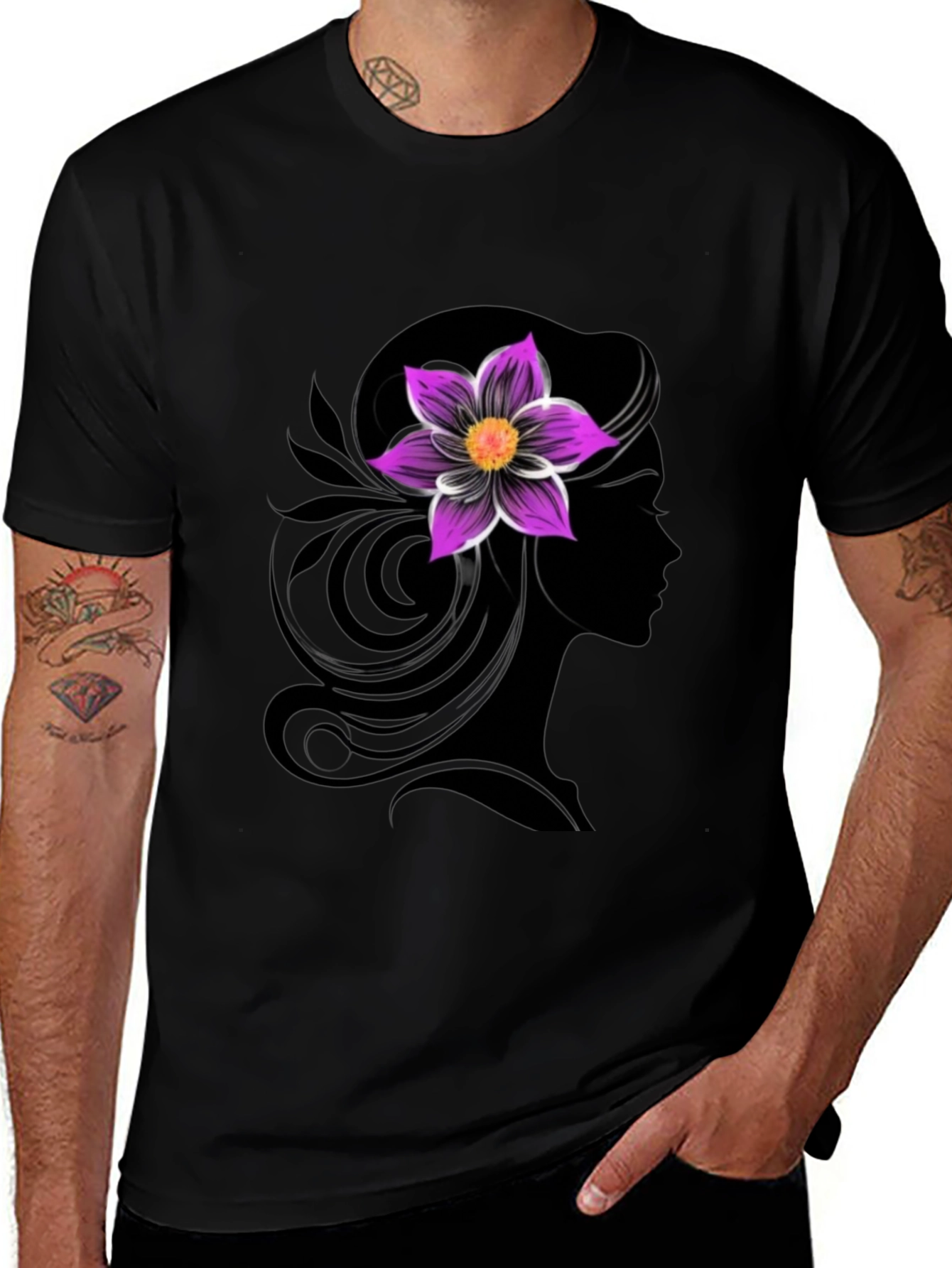 Elegant Woman Silhouette T-Shirt