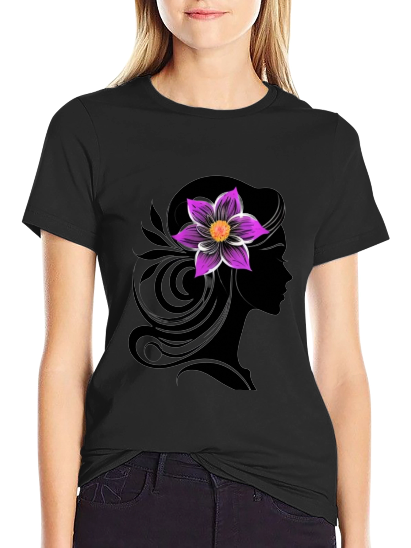 Elegant Woman Silhouette T-Shirt