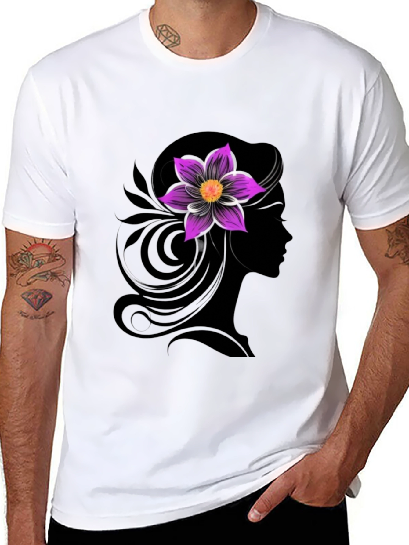 Elegant Woman Silhouette T-Shirt