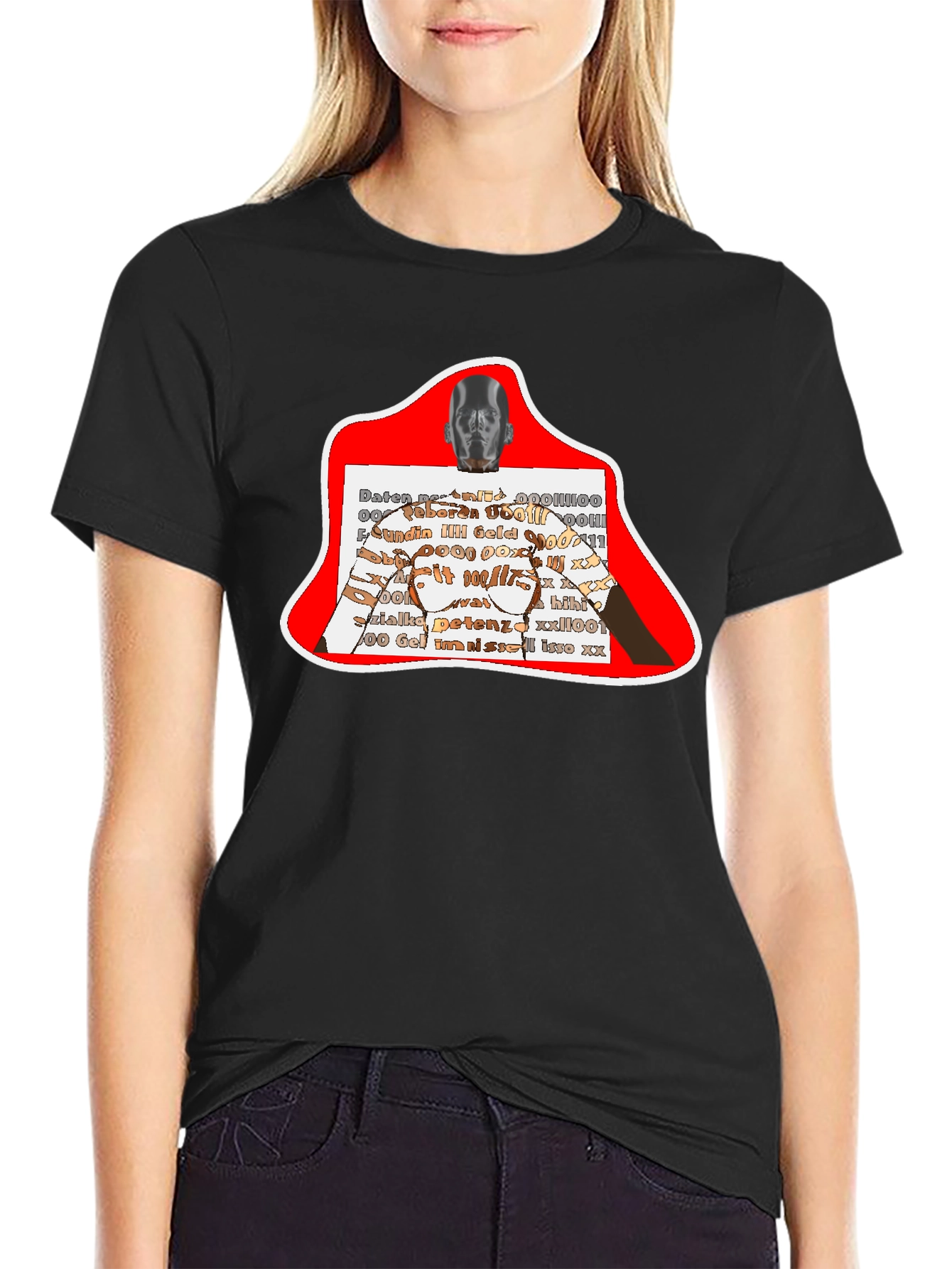 Abstract Graphic Print T-Shirt