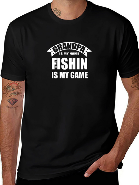 Grandpa Fishin T-Shirt - Fisherman Gift