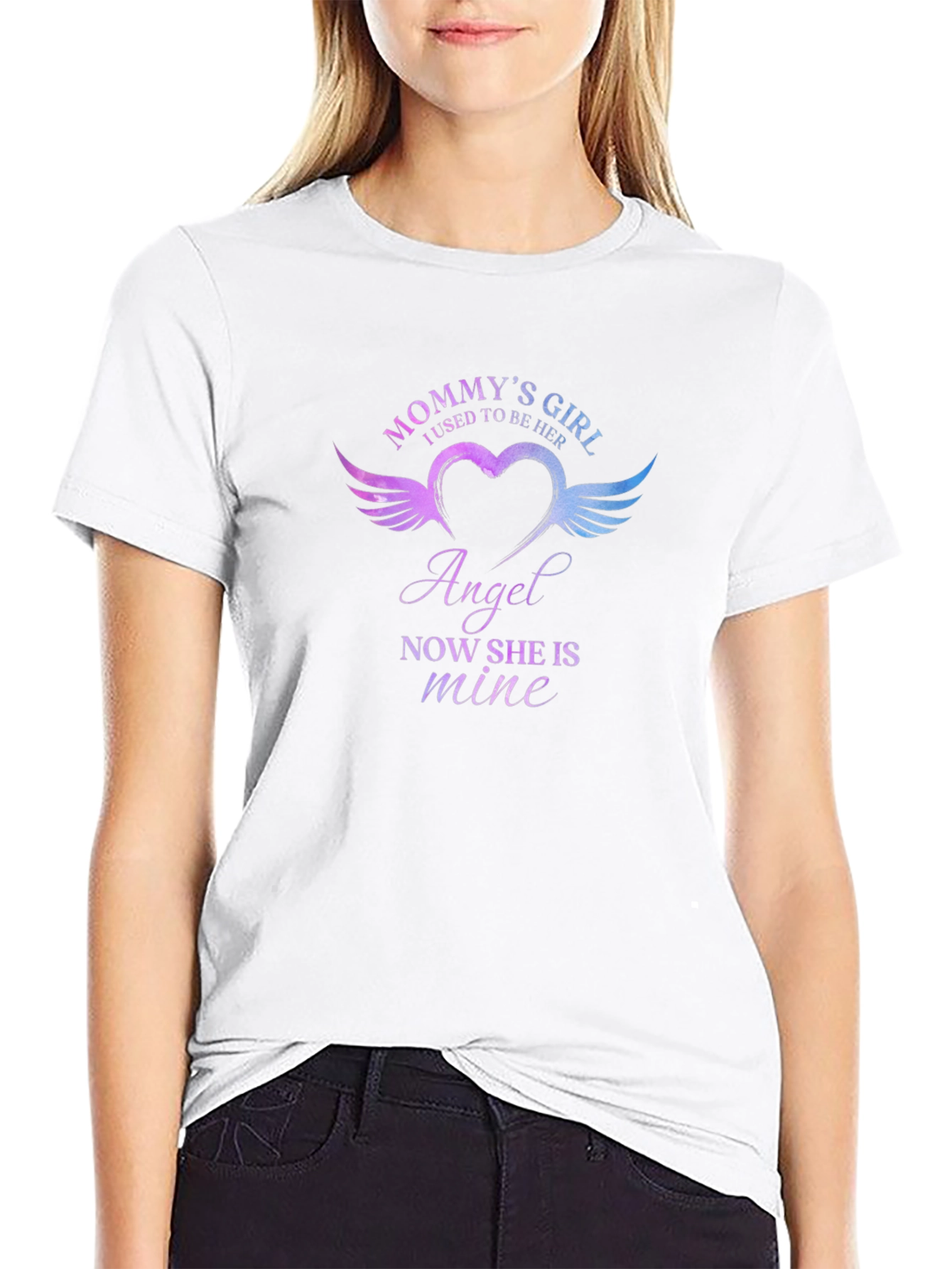 Mommys Girl Angel Memorial T-Shirt