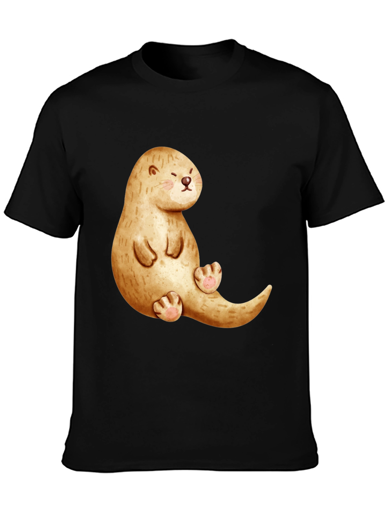 Cute Otter Graphic Tee - Unisex Casual Shirt