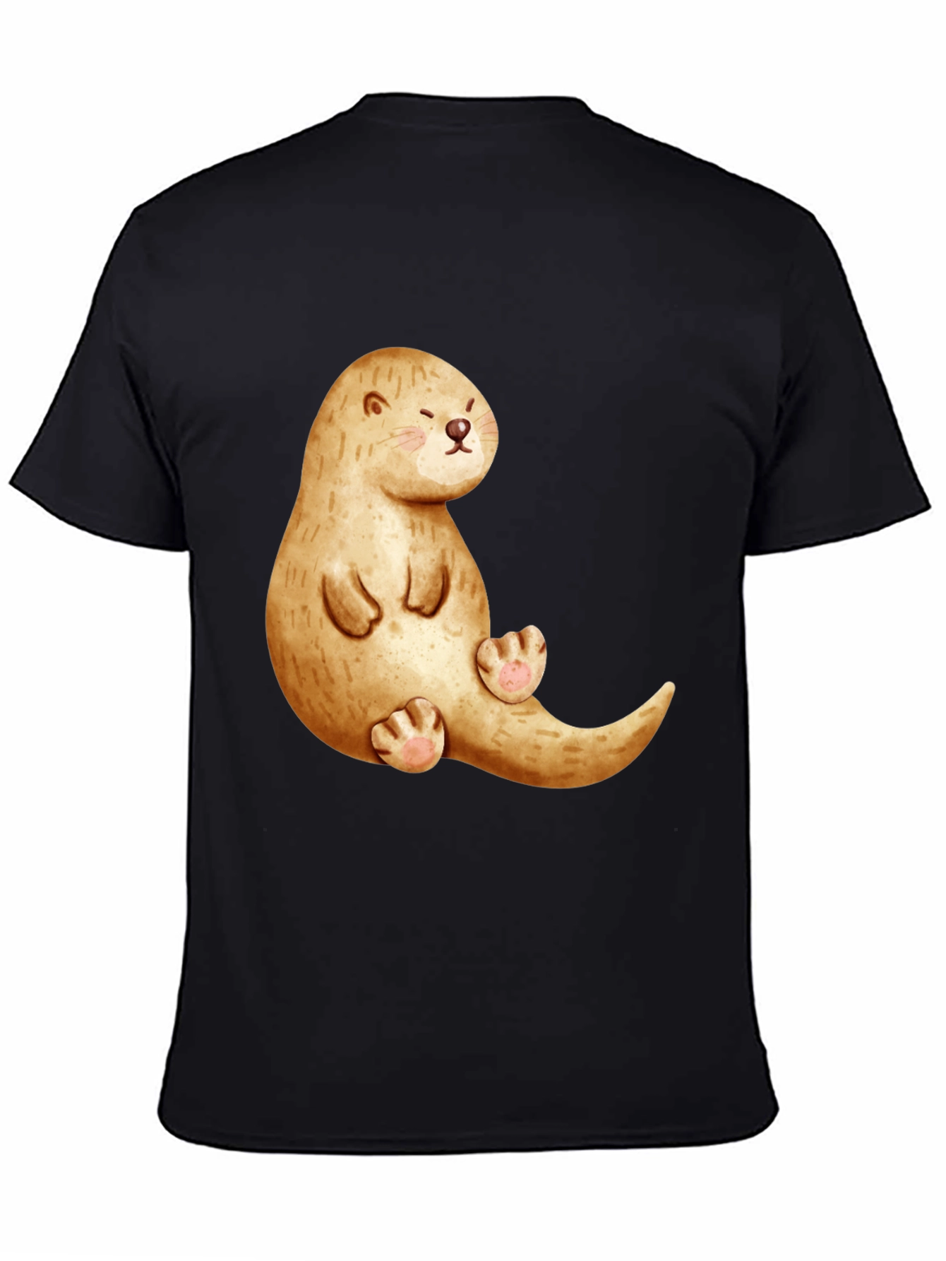 Cute Otter Graphic Tee - Unisex Casual Shirt