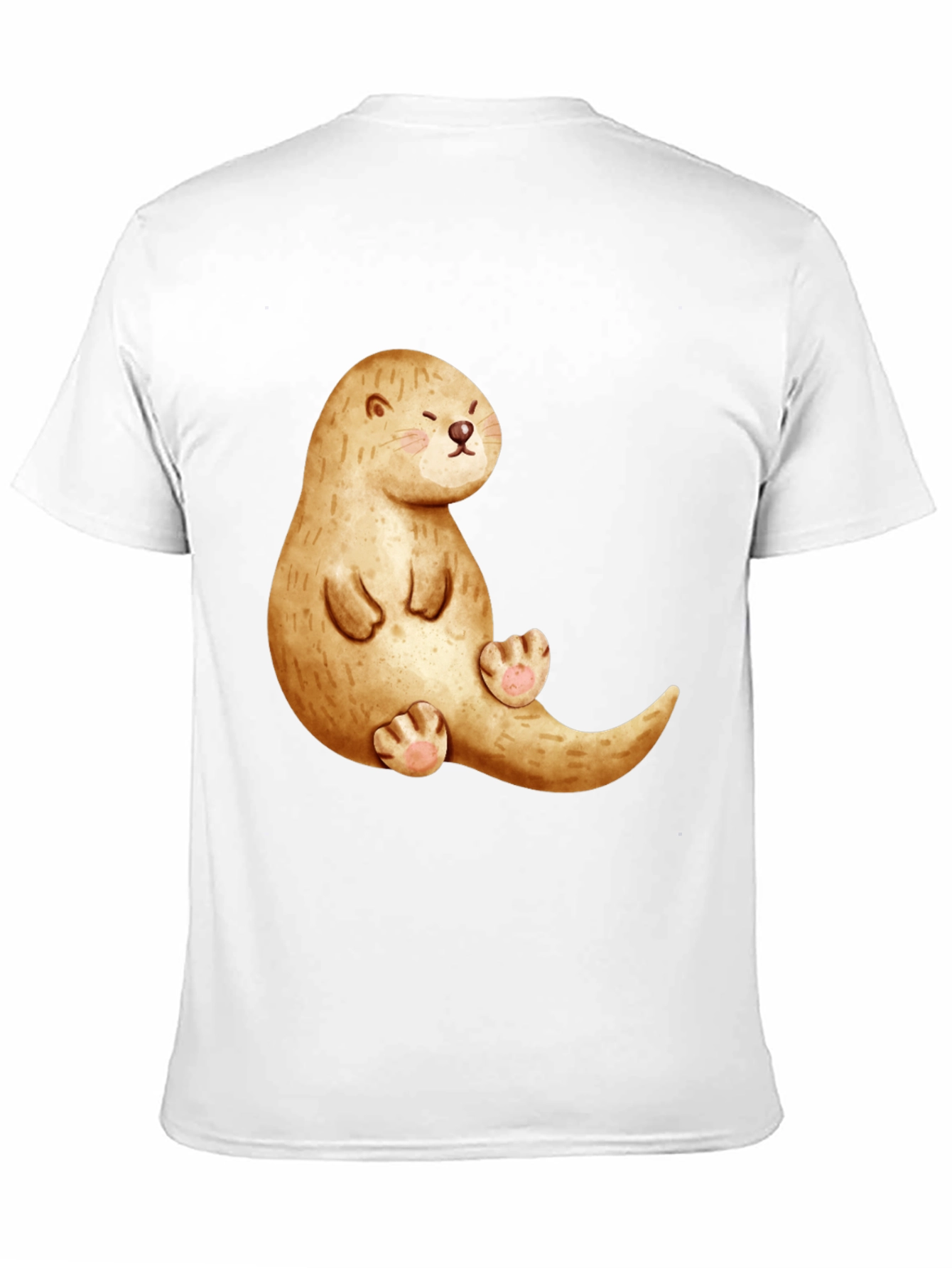 Cute Otter Graphic Tee - Unisex Casual Shirt