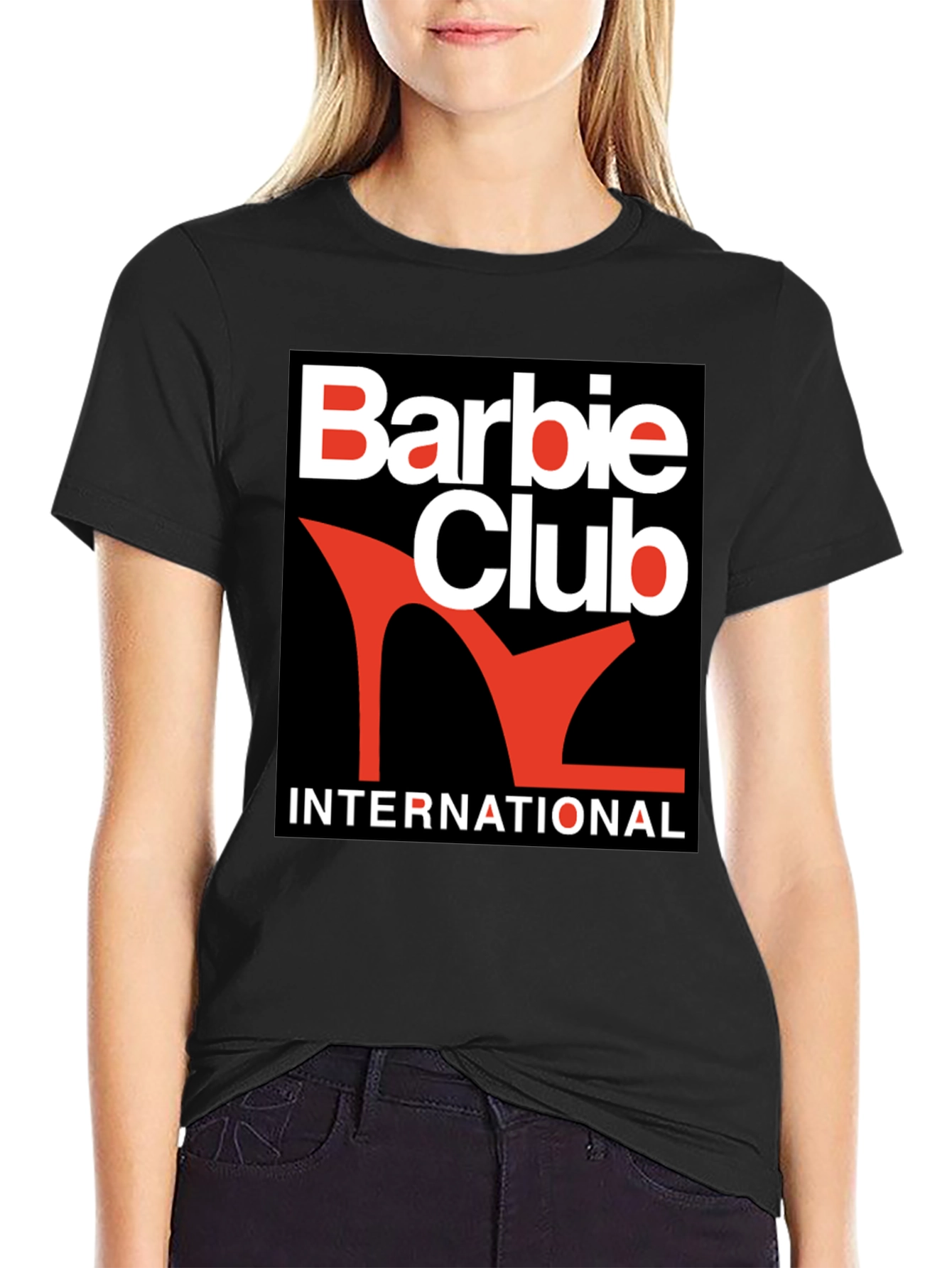 Barbie Club International Black T-Shirt