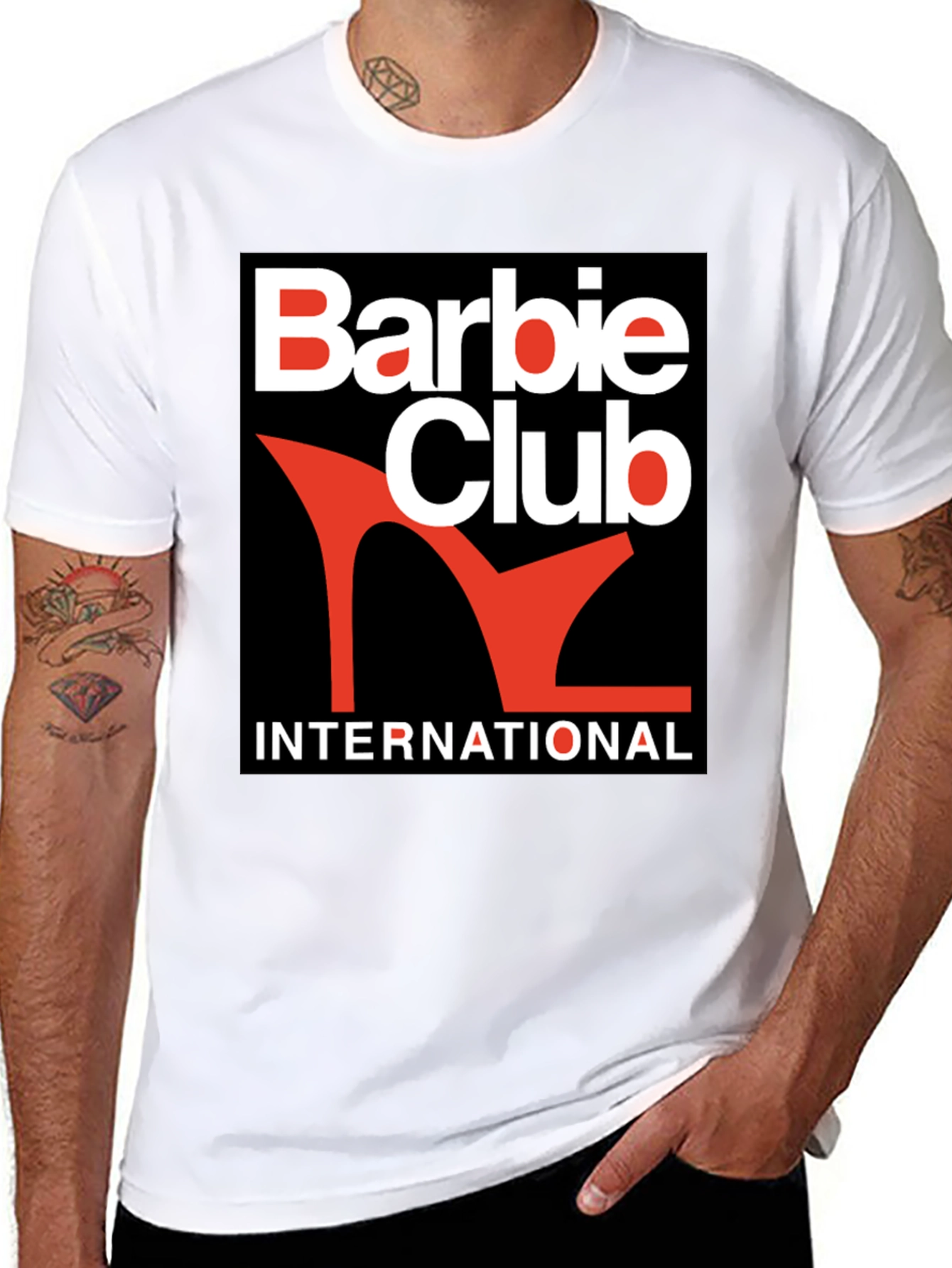 Barbie Club International Black T-Shirt