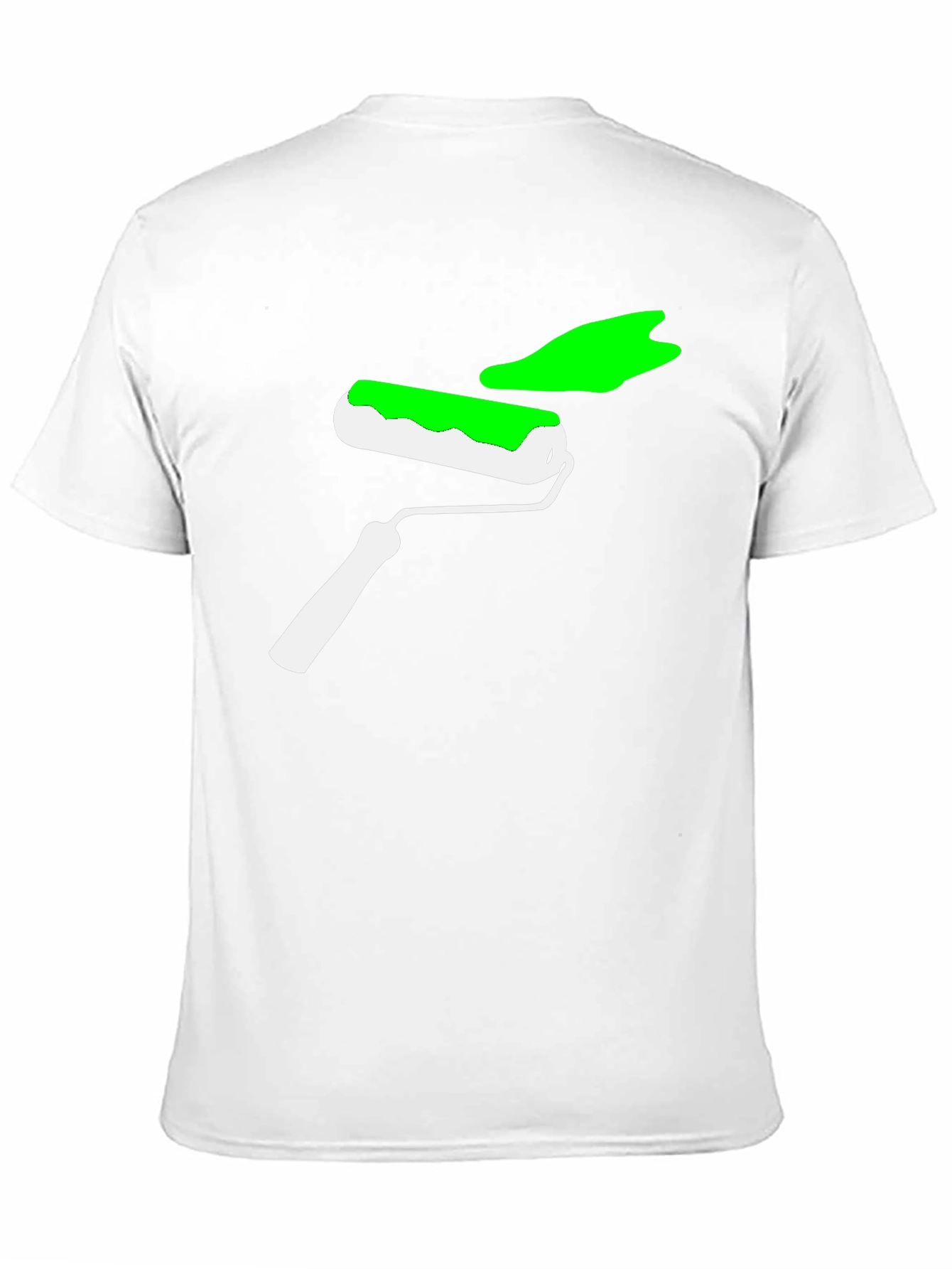 Paint Roller Graphic Tee - Cool Design Shirt